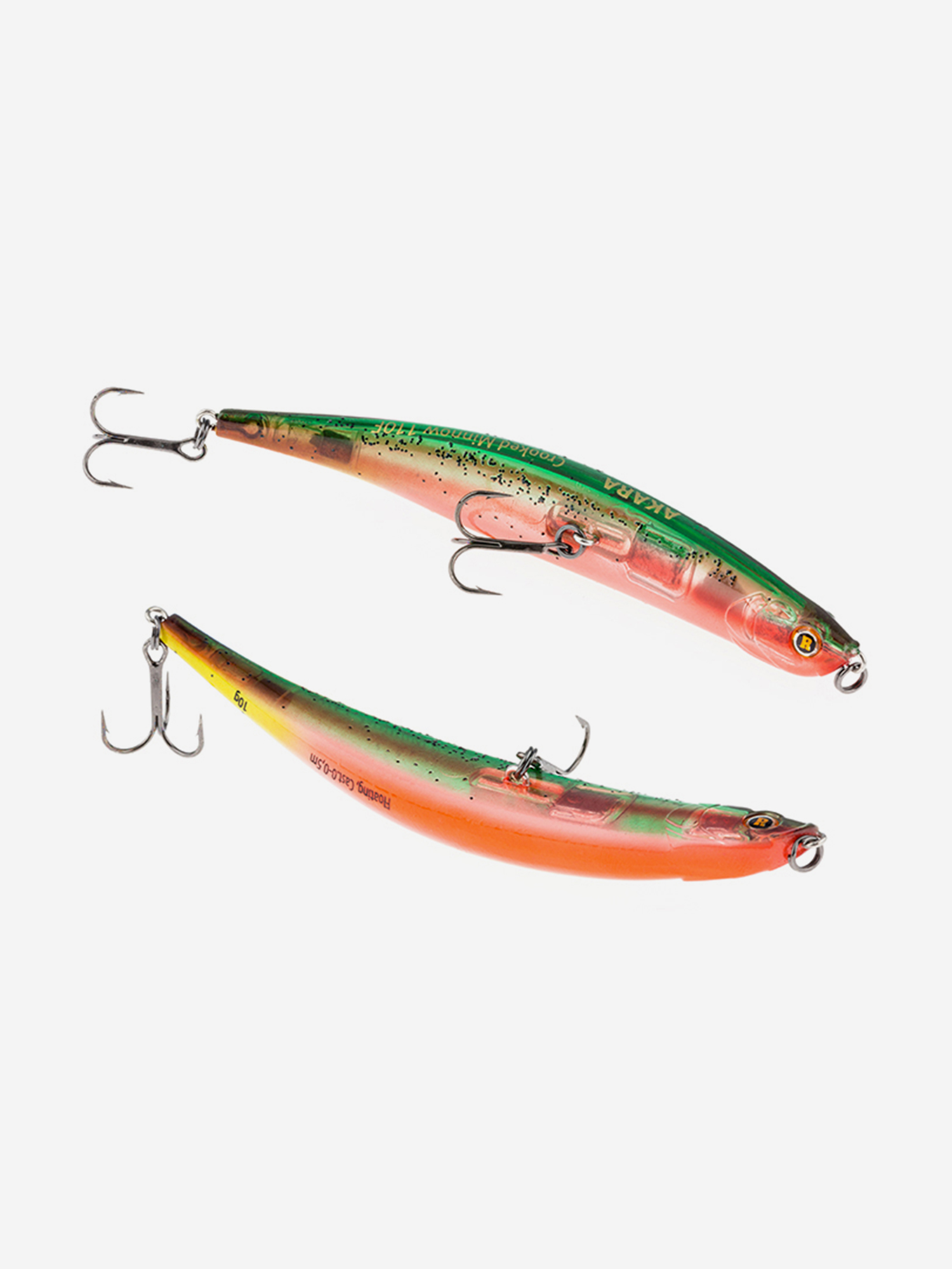 

Воблер Akara Crooked Minnow 110F 10 гр. (5/14 oz 4,3 in) A208, Мультицвет