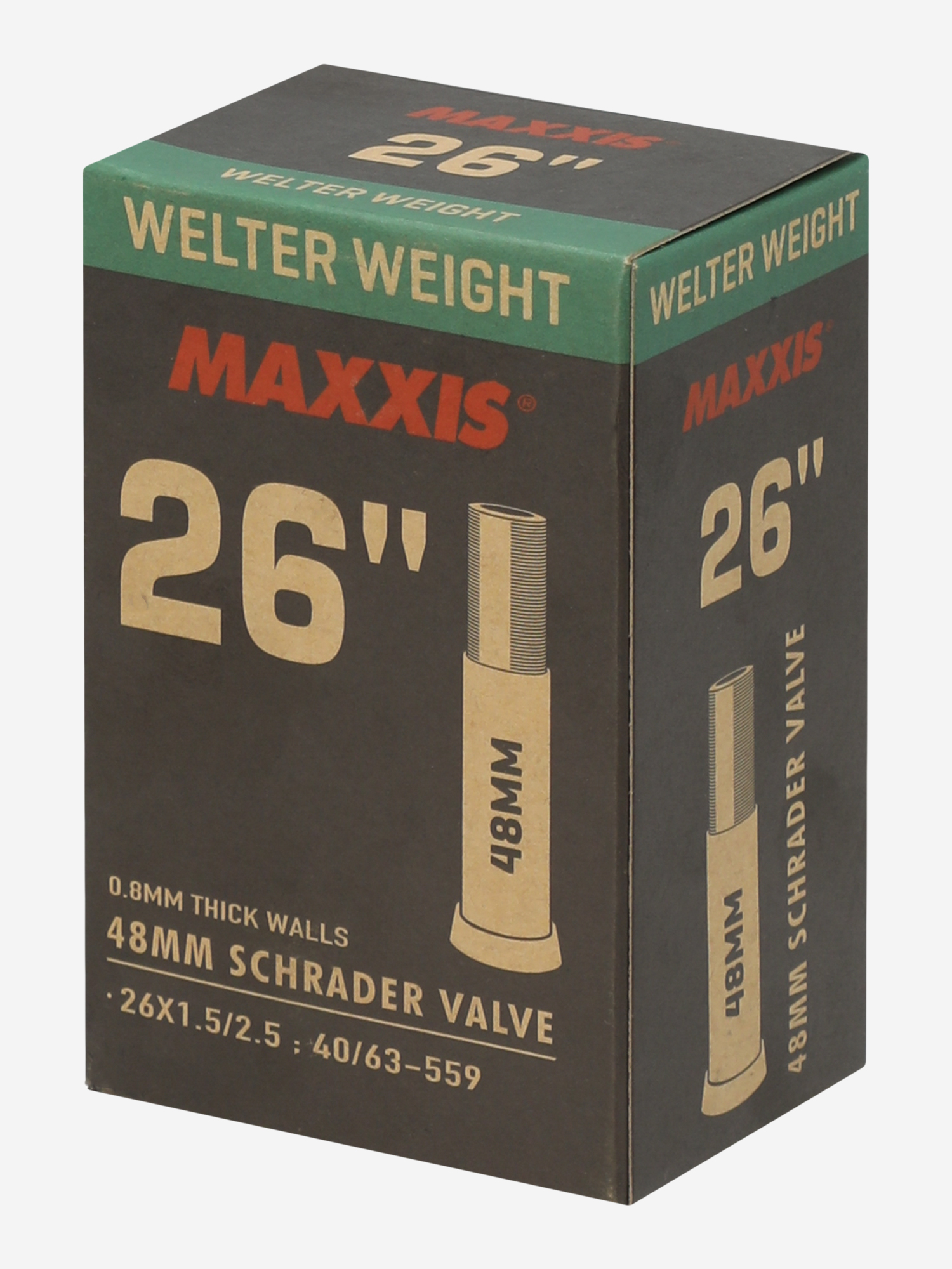 

Камера Maxxis Welter Weight 26'' автониппель, Черный