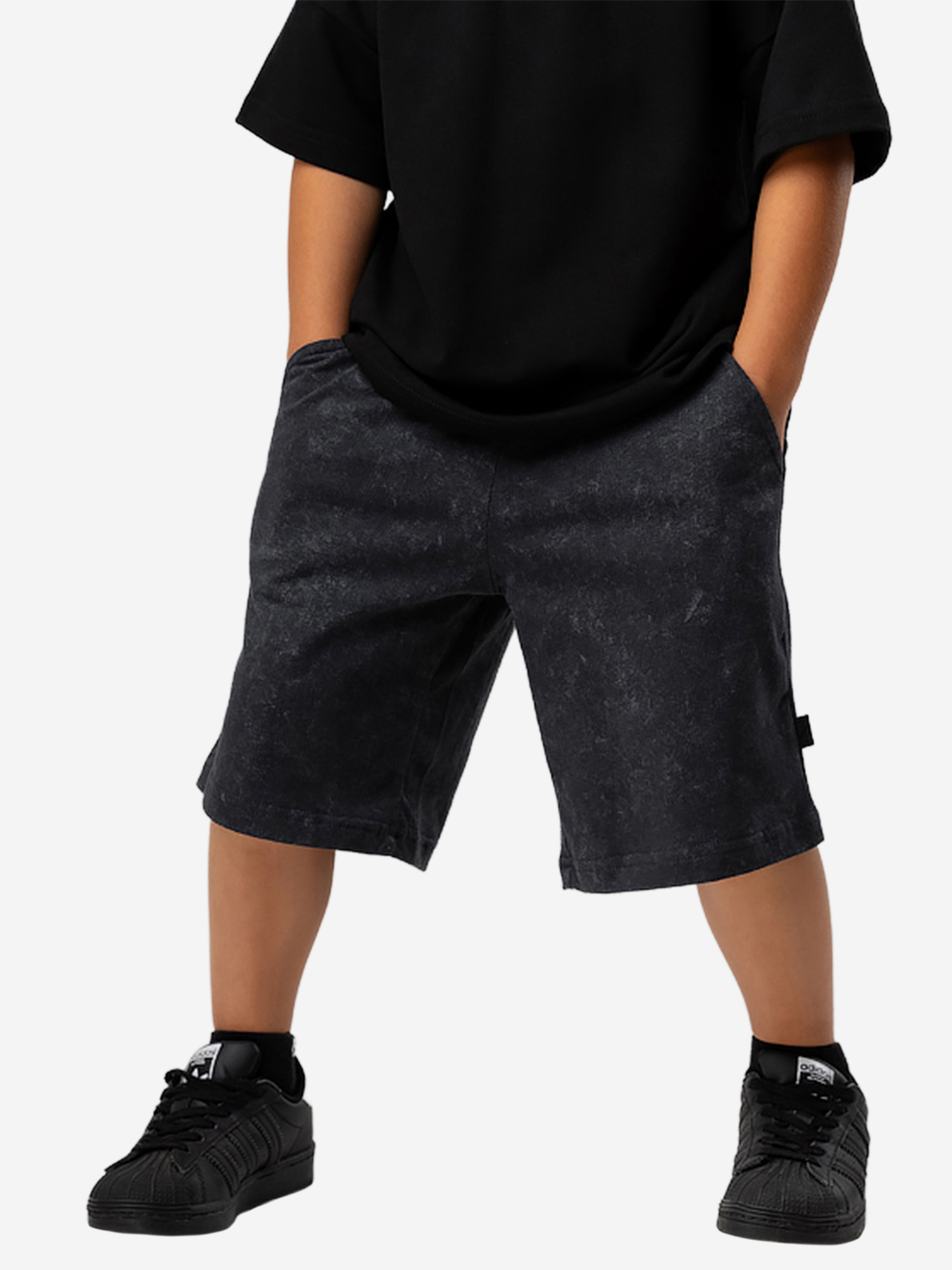 Изображение товара Шорты для мальчиков bodo Темно-серые легкие и комфортные