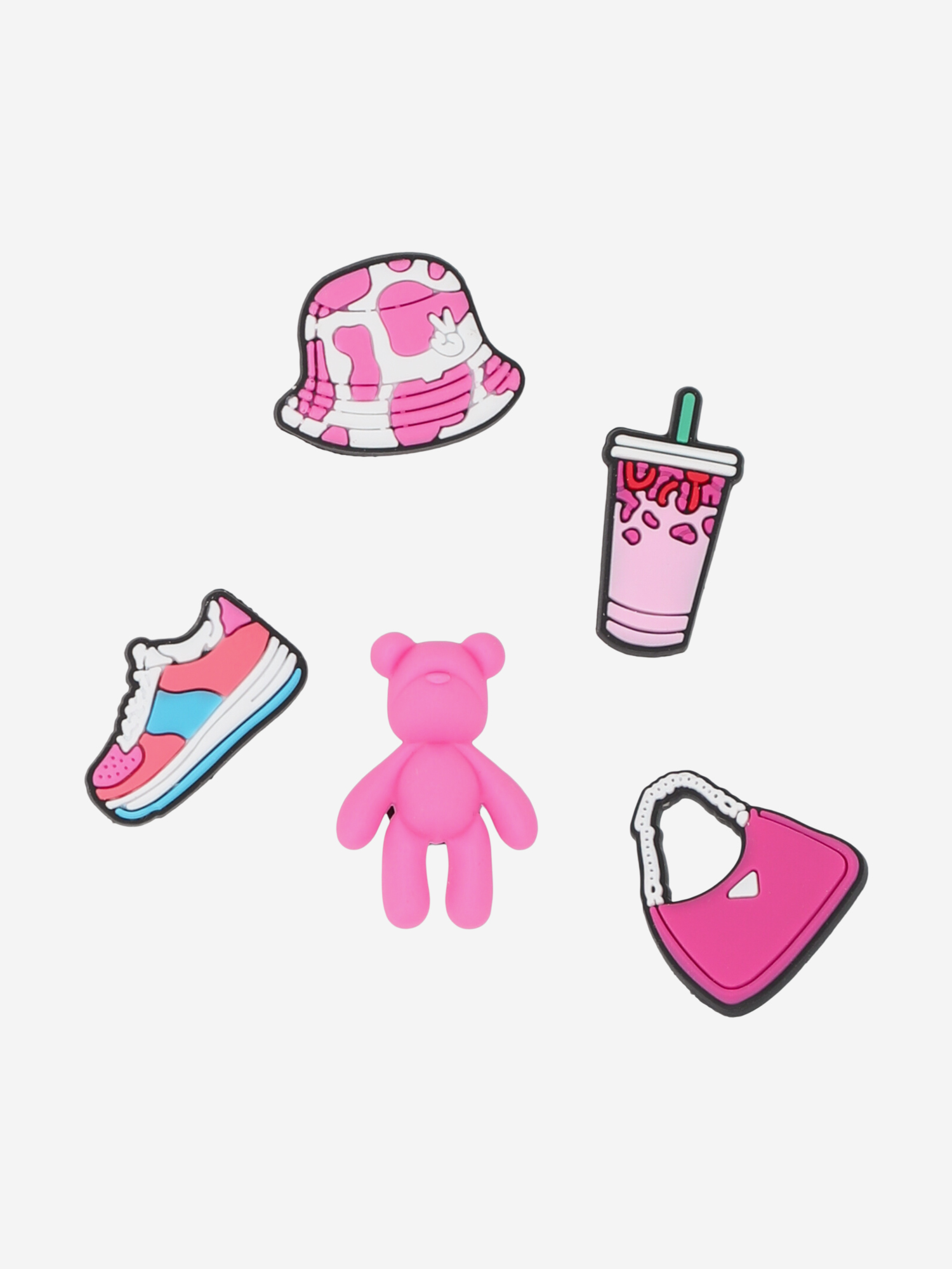 Изображение товара Украшение для обуви FILA 5 штук оригинальный аксессуар для стиля