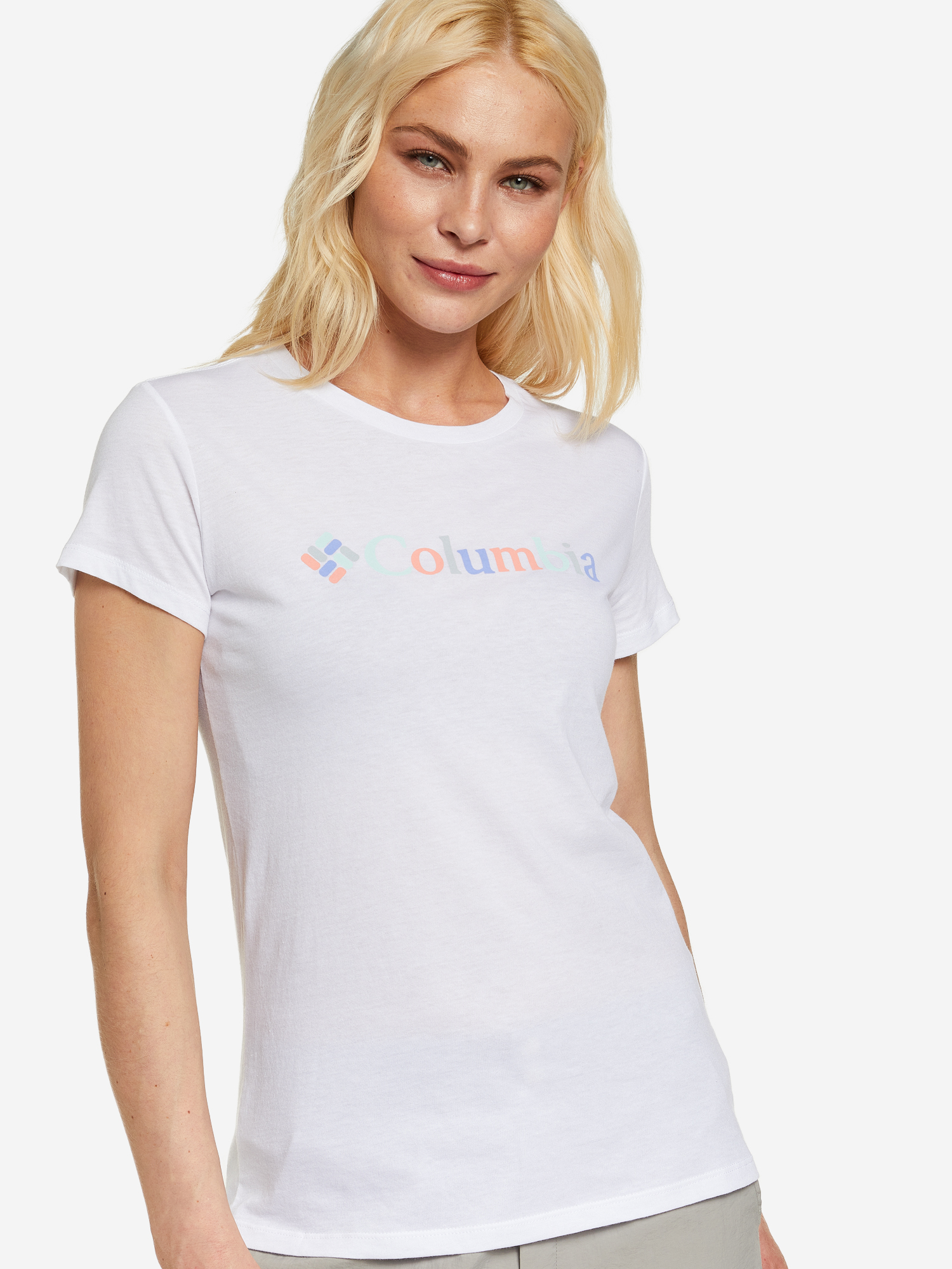 

Футболка женская Columbia Trek SS Graphic Tee, Белый