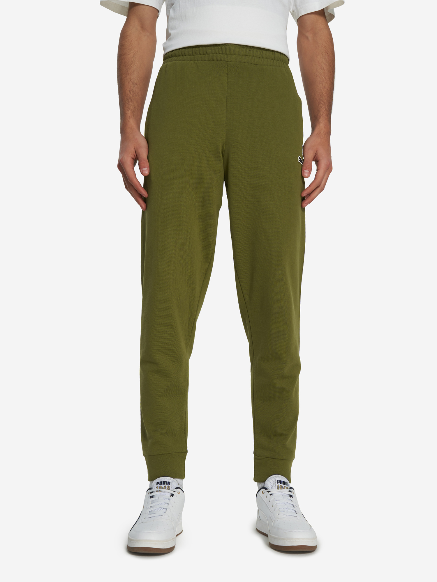 фото Брюки мужские puma better essentials, зеленый