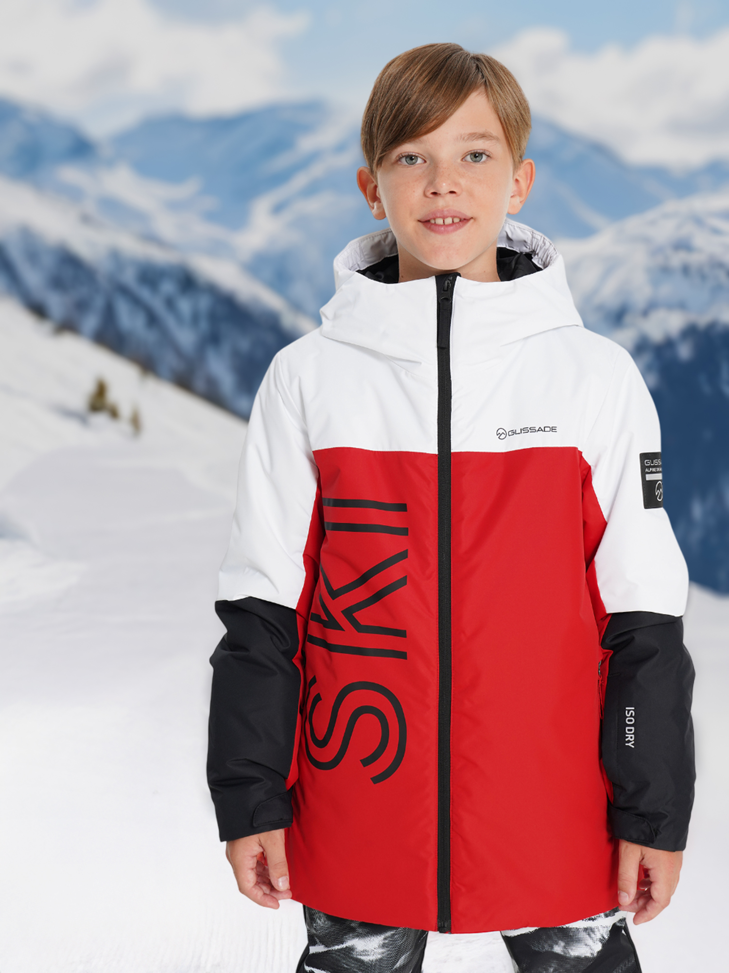 Куртка утепленная для мальчиков Glissade Красный 6999₽