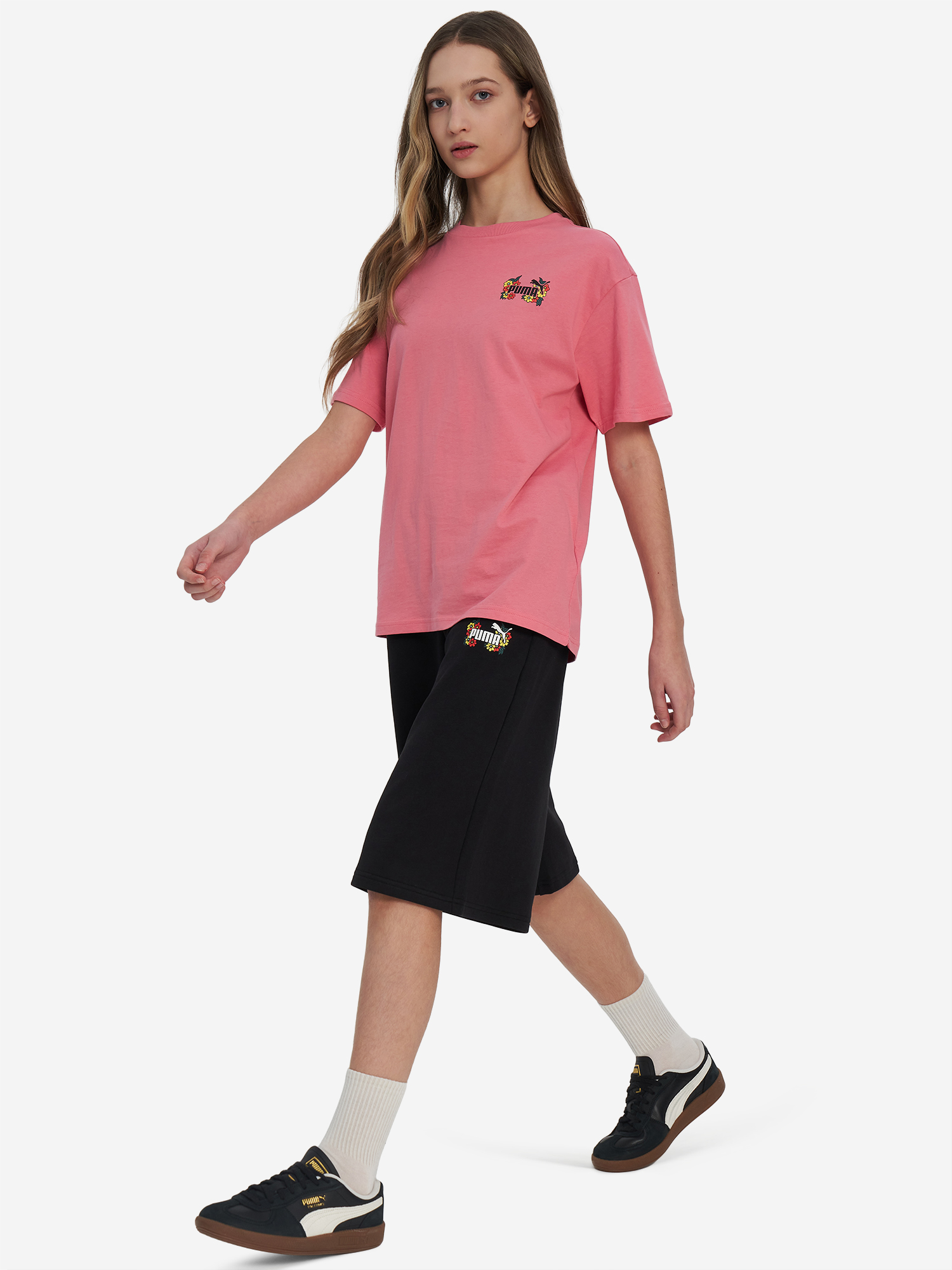 Футболка для девочек PUMA Mid90 S, Розовый 5