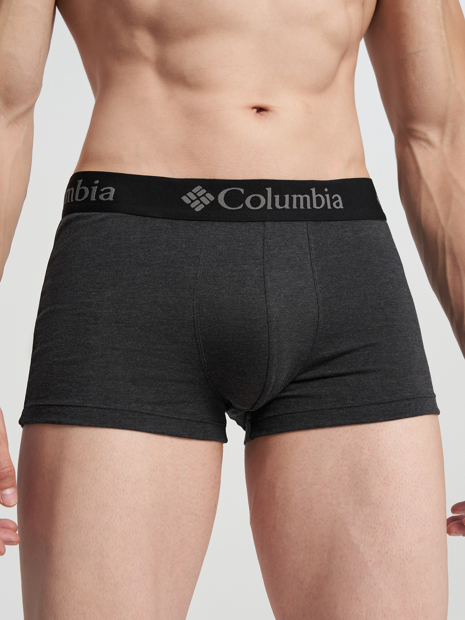 Трусы мужские Columbia Performance Cotton Stretch Melange, 2 штуки, Черный