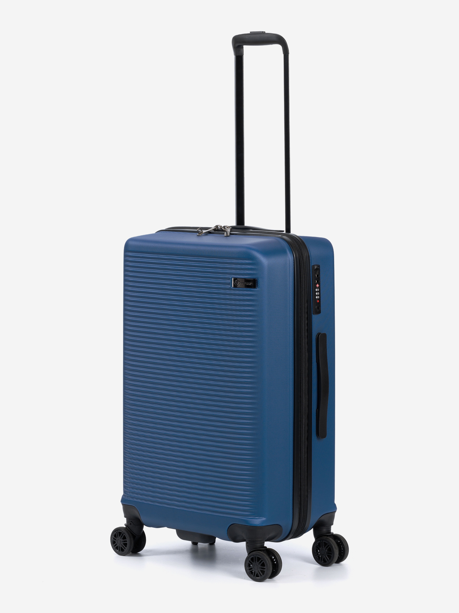 Изображение товара TORBER Caspian — прочный чемодан ABS 64 л с двумя отделениями, синий