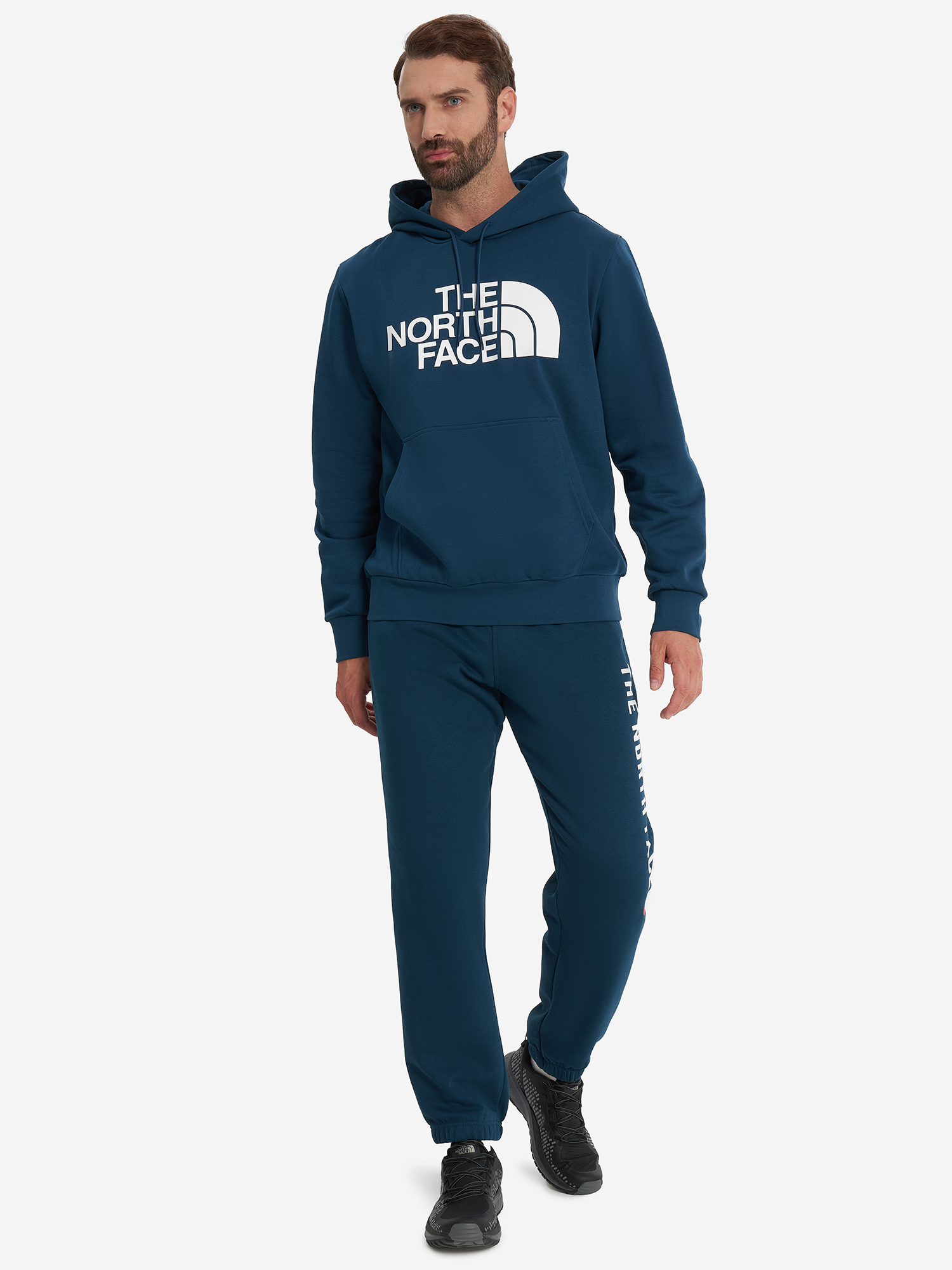 фото Худи мужское the north face easy, синий
