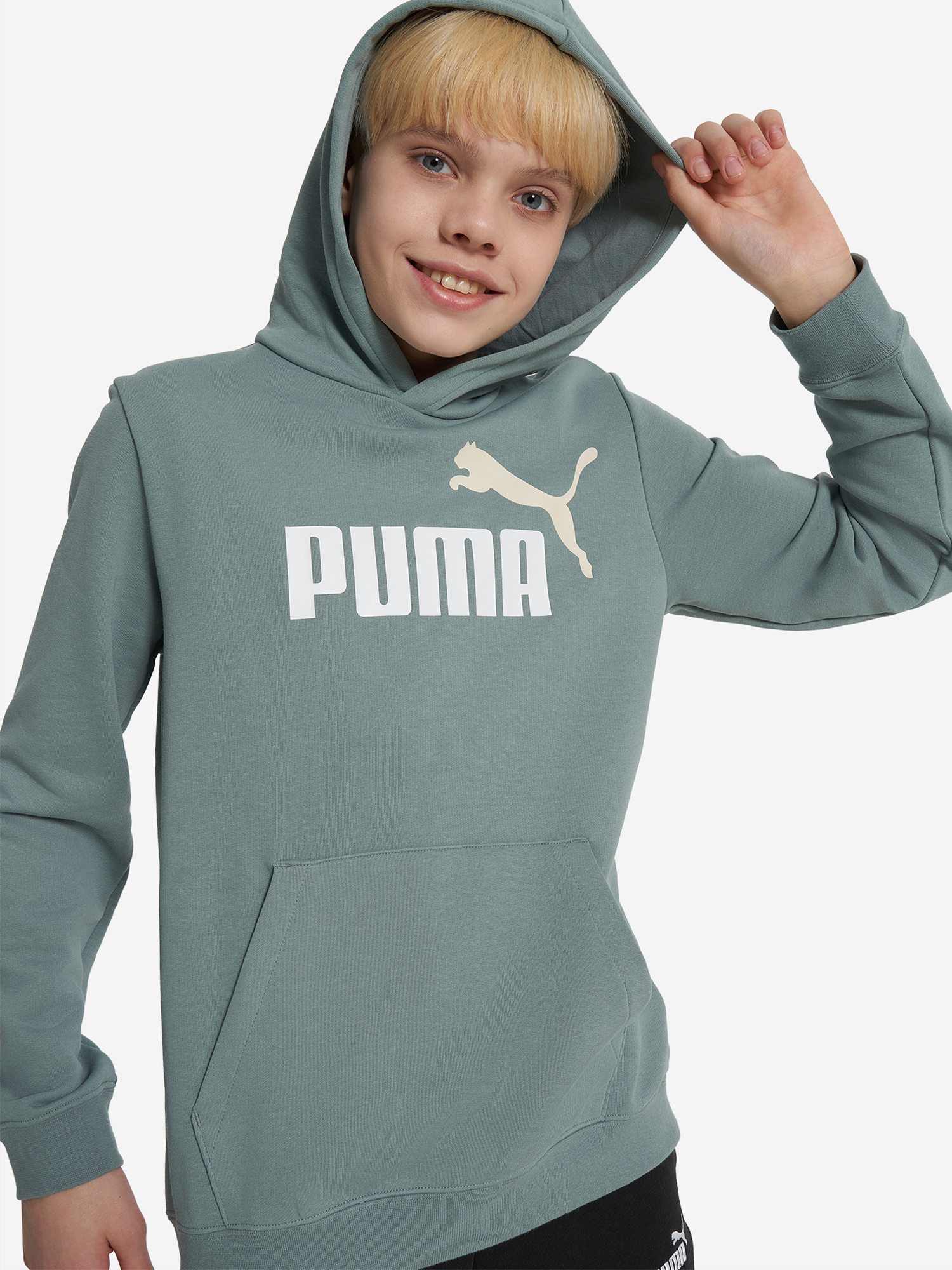 

Худи для мальчиков PUMA No.1 Logo, Зеленый