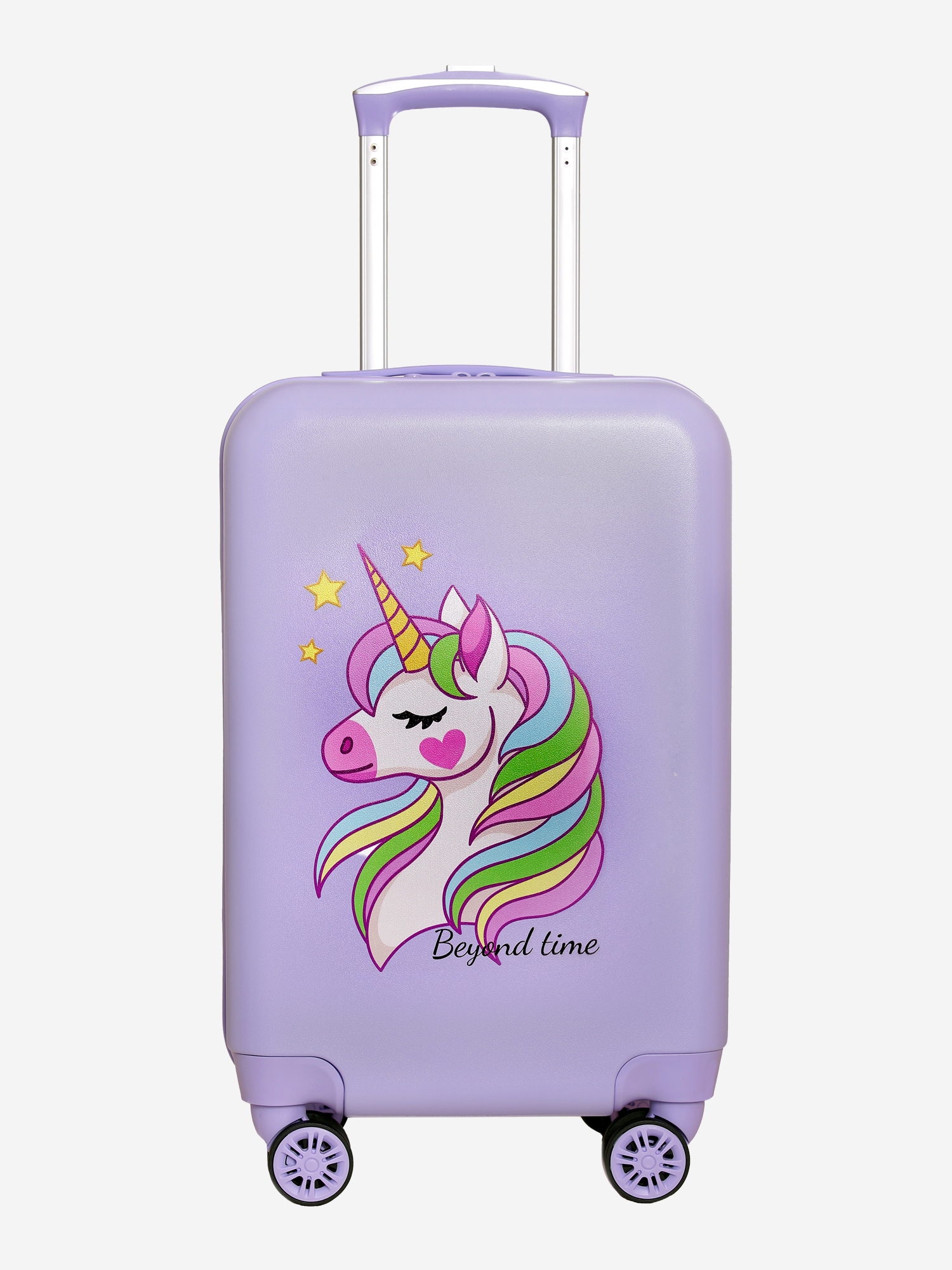 Изображение товара Детский чемодан BEYOND TIME G226 Единорог сиреневый легкий и прочный