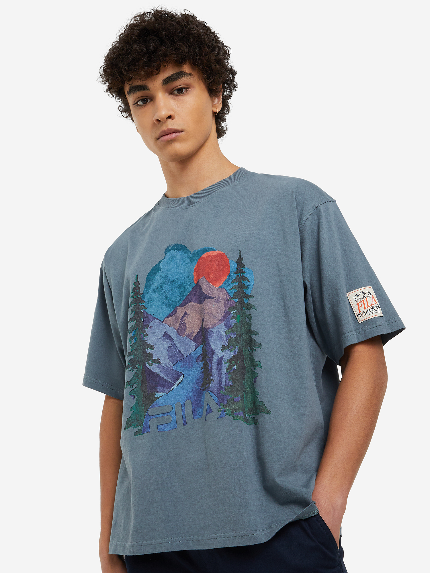 

Футболка мужская FILA Davey, Синий