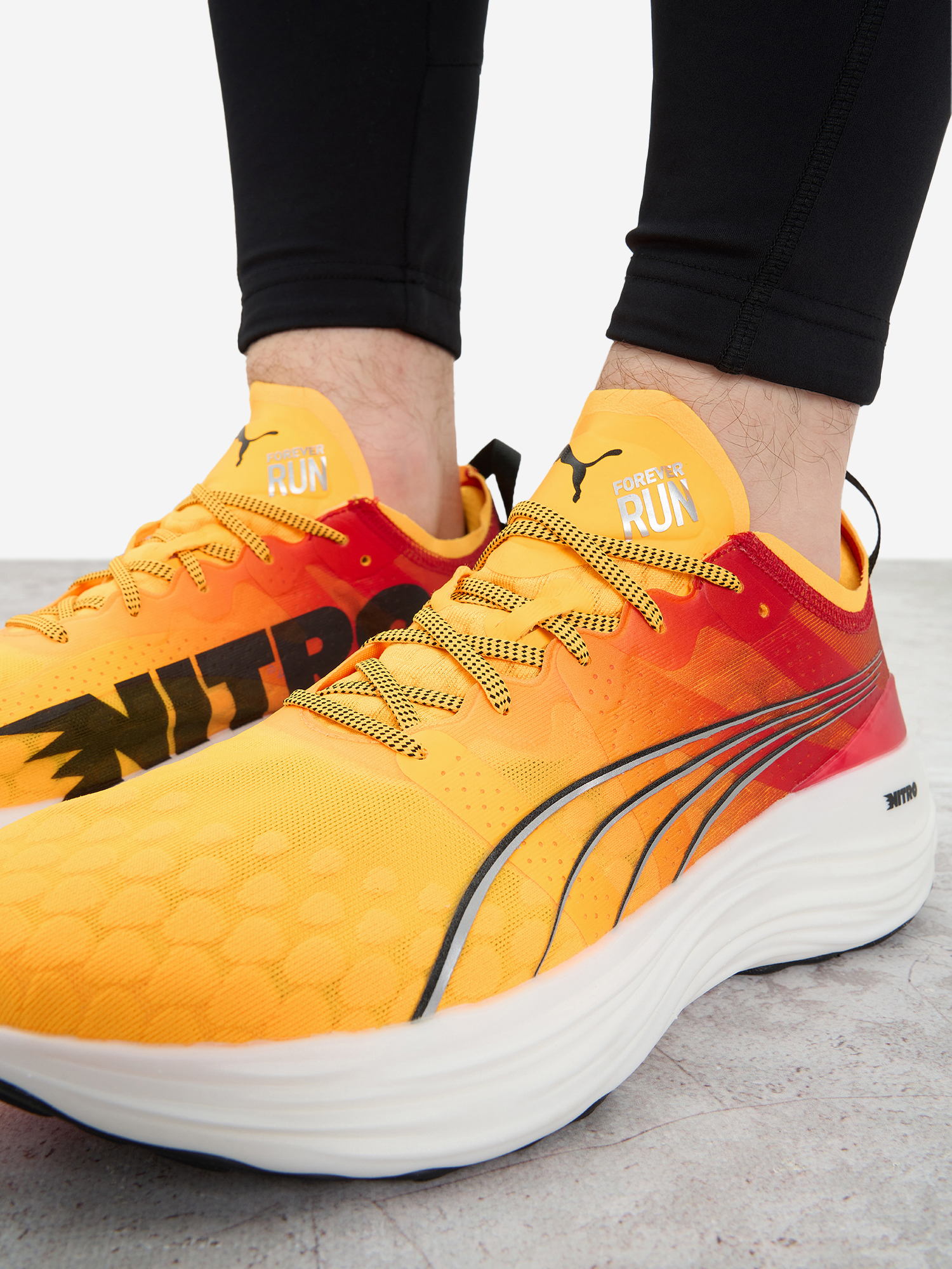 Кроссовки мужские PUMA Foreverrun Nitro Fade, Желтый Вид№9