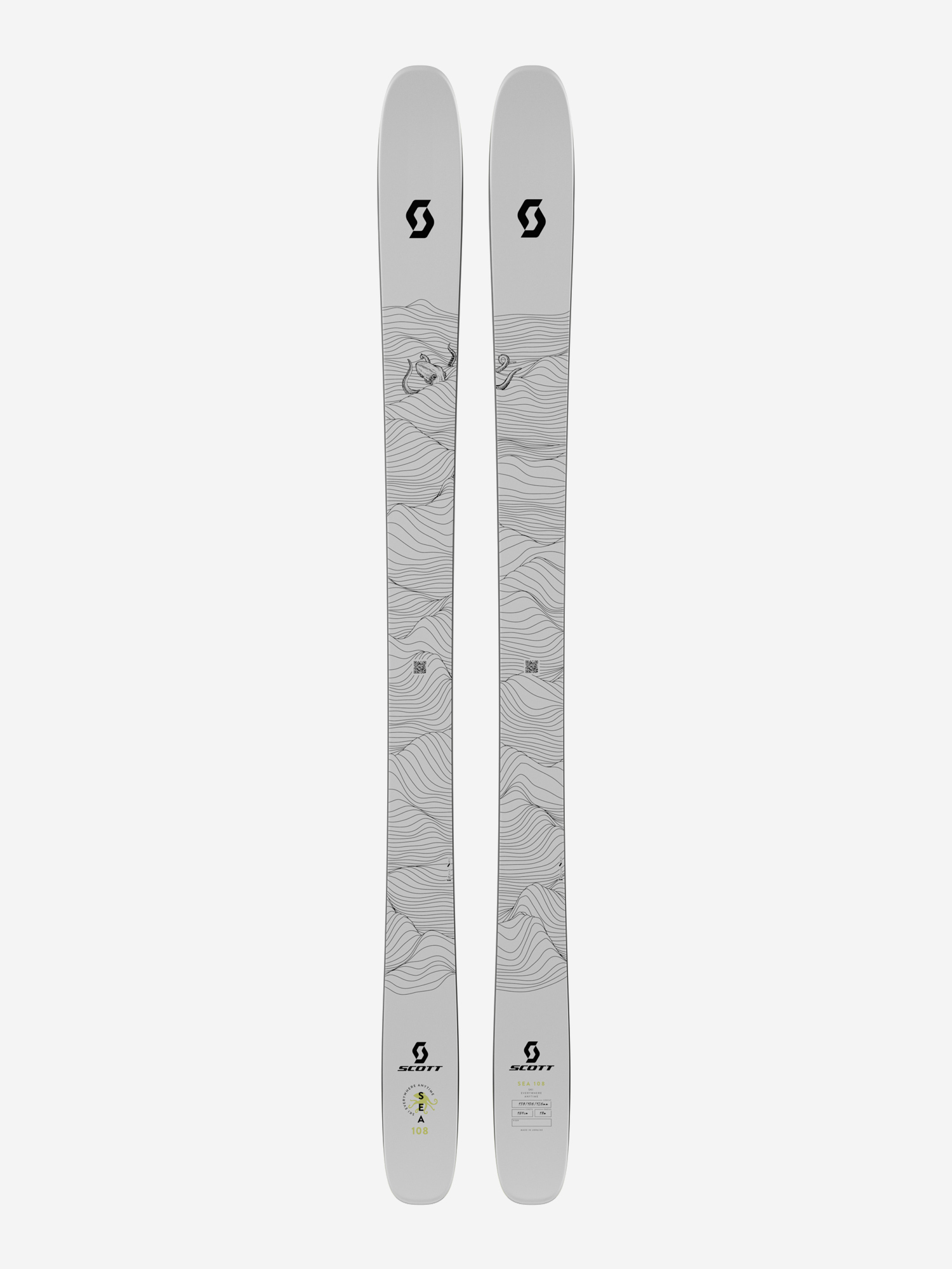 

Горные лыжи Scott Sea 108, Белый