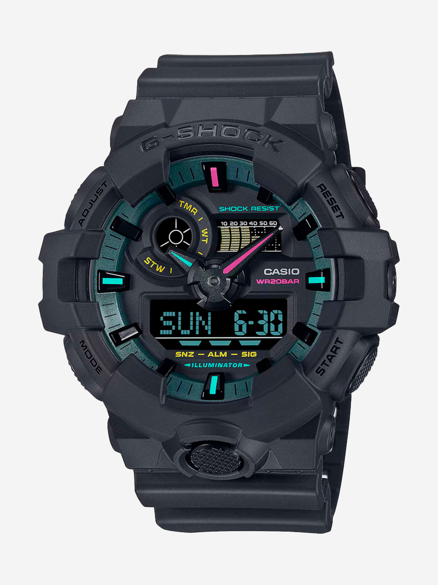 

Спортивные часы CASIO GA-700MF-1A, Черный