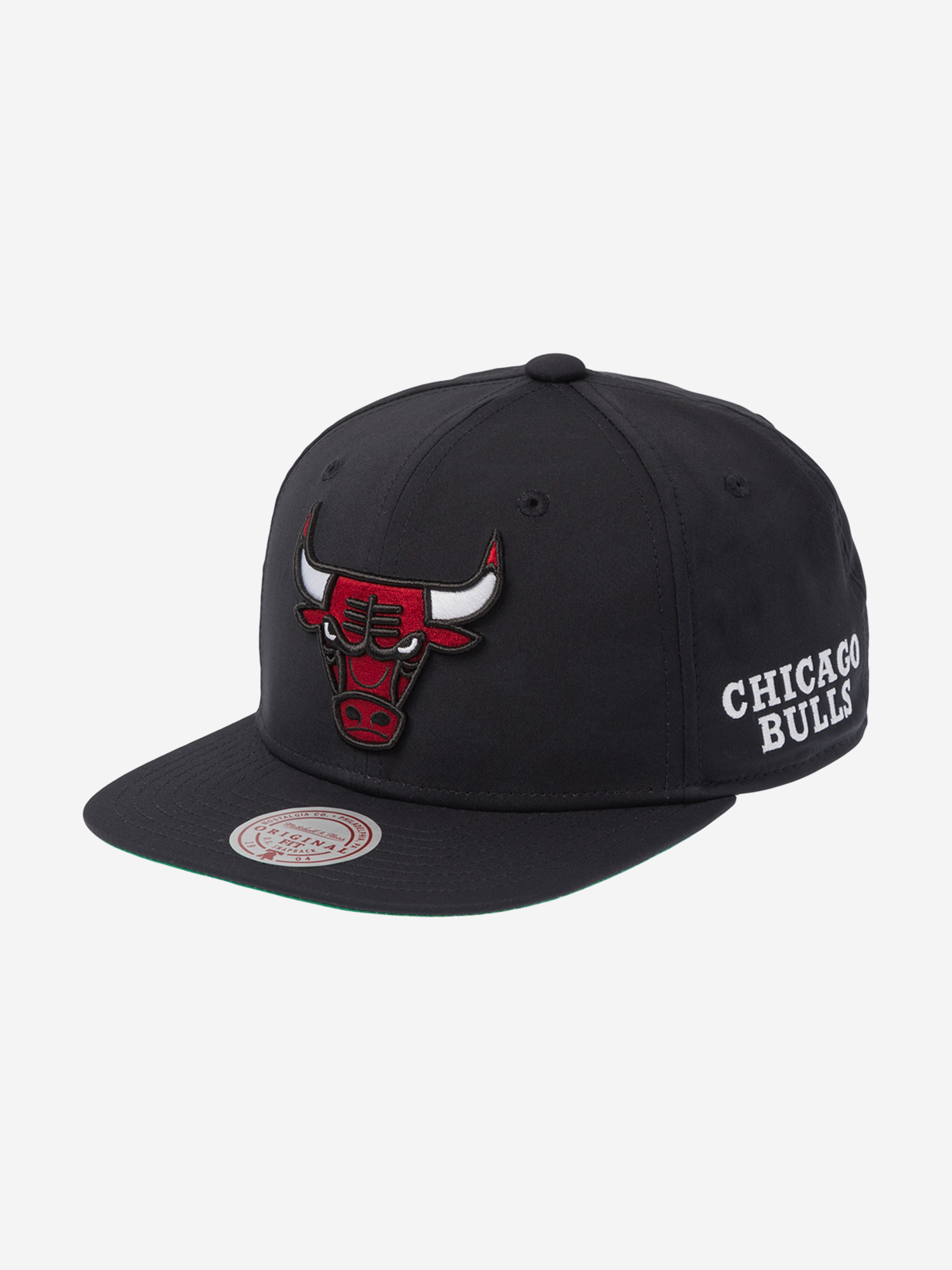 Изображение товара Бейсболка Mitchell Ness Chicago Bulls NBA прямой козырек универсальная