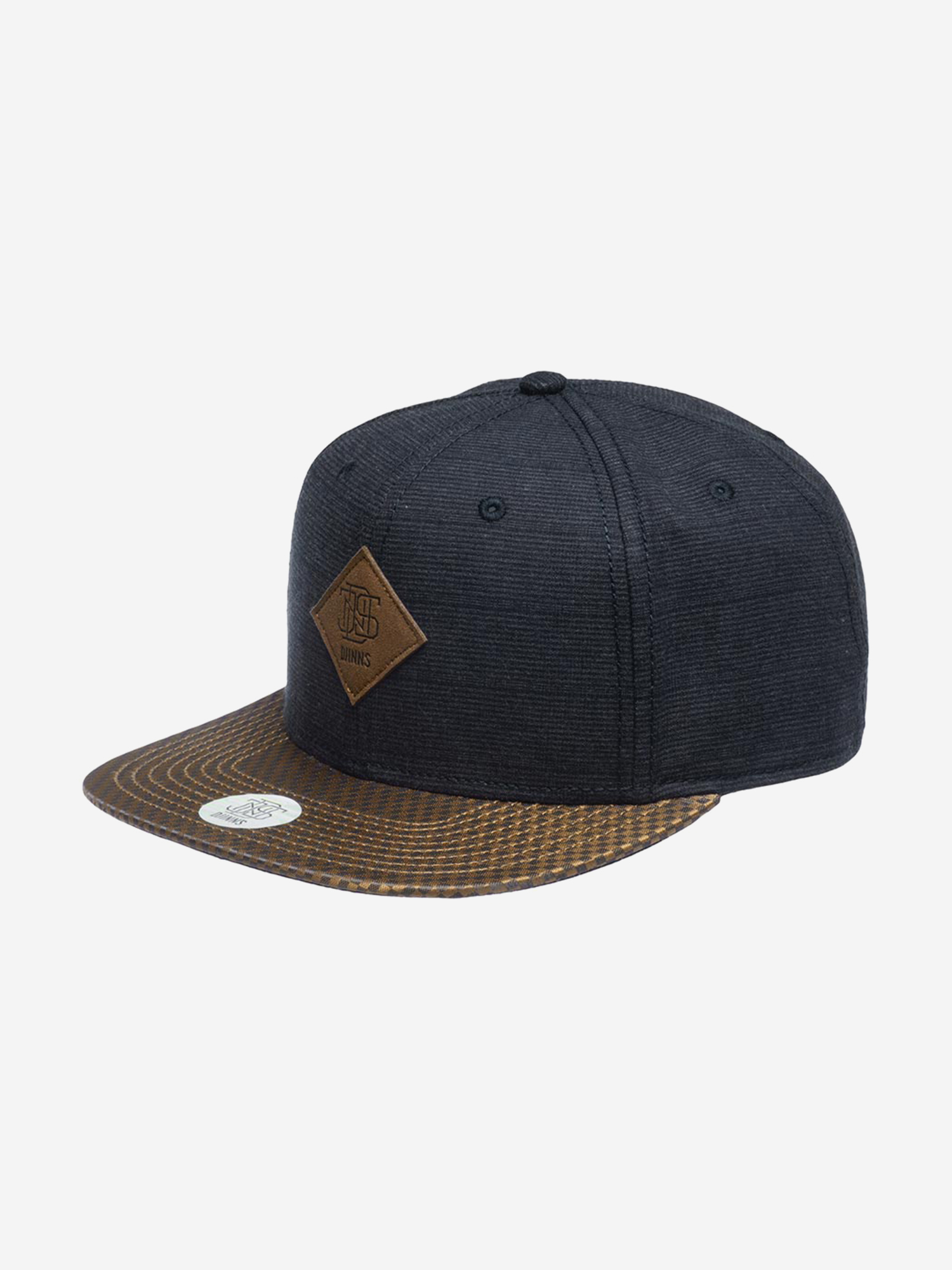 Изображение товара Бейсболка с прямым козырьком DJINNS 6P SB Glencheck, Темно-синий