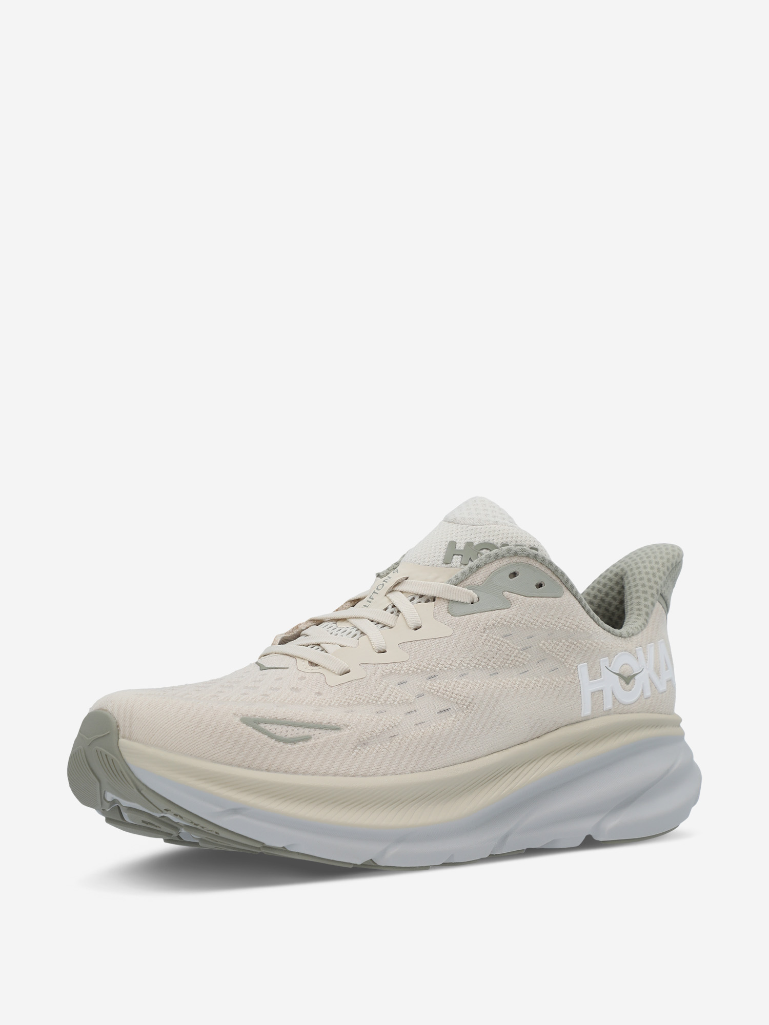 Кроссовки мужские Hoka One One Clifton 9, Бежевый Вид№3