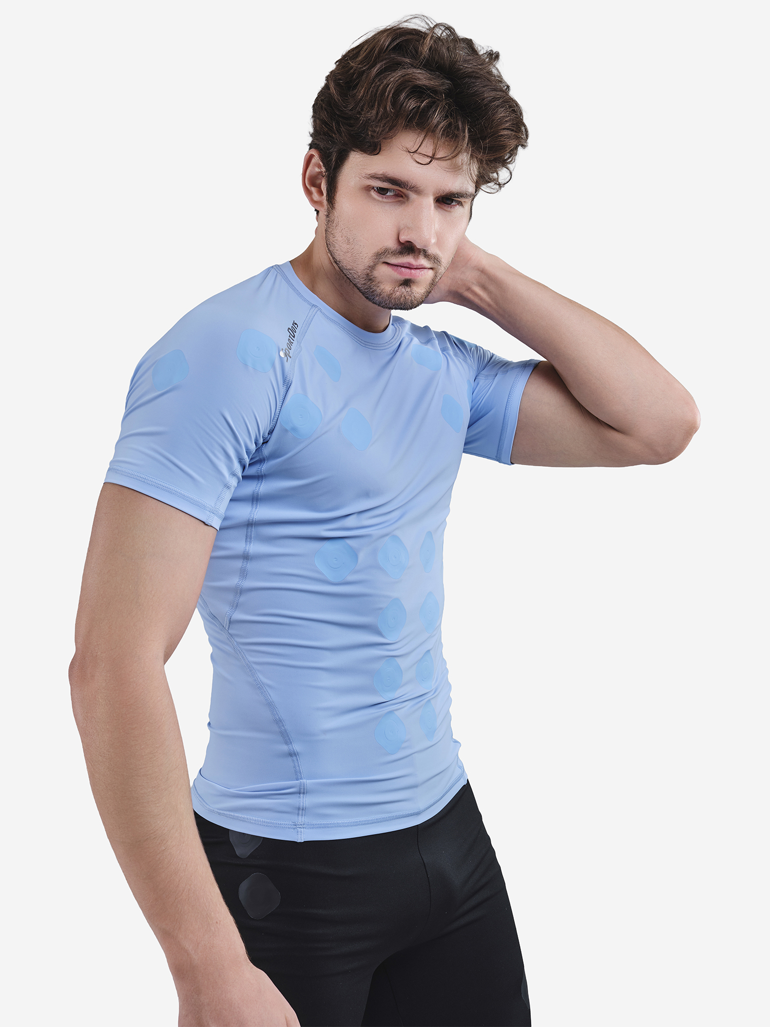 Изображение товара Компрессионная футболка-суппорт спины SportDots, мужская,TSH-BU