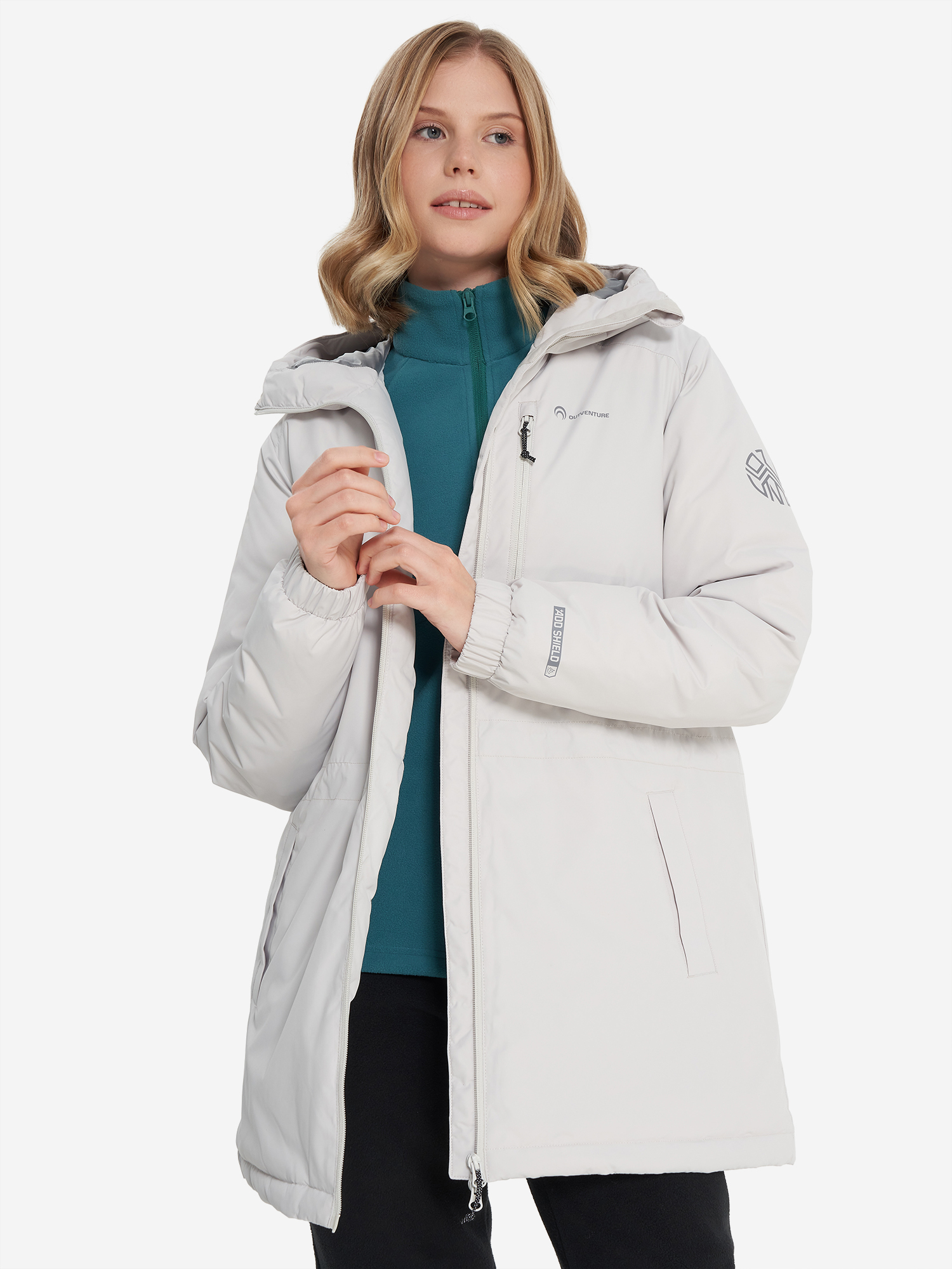 Пуховик женский Outventure Серый 7999₽