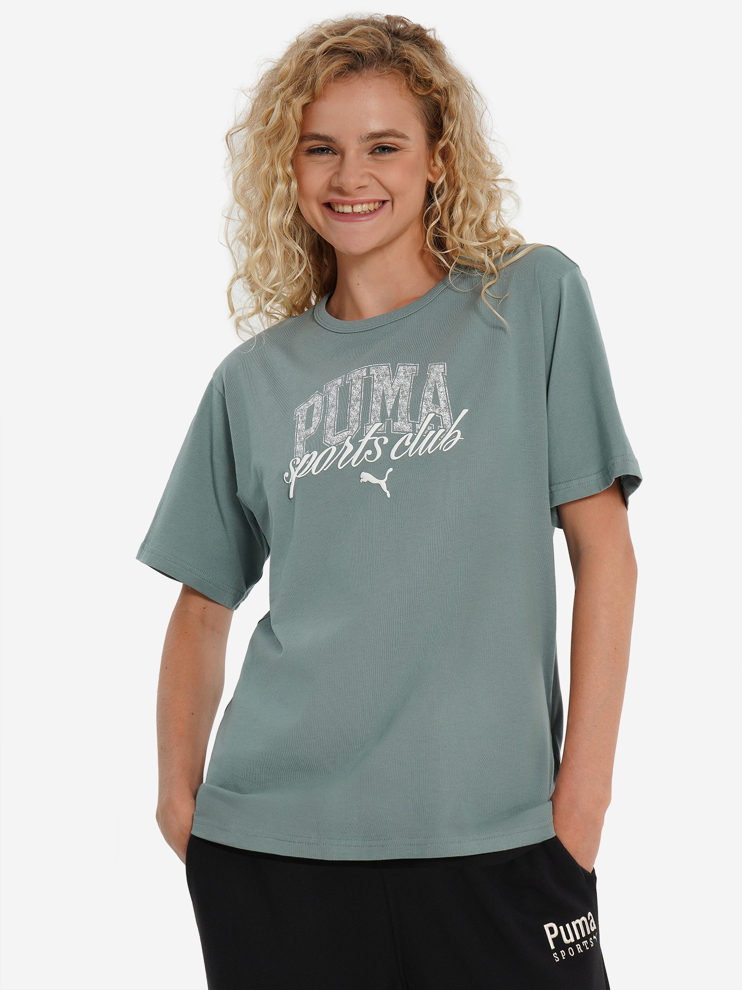 

Футболка женская PUMA Class, Зеленый
