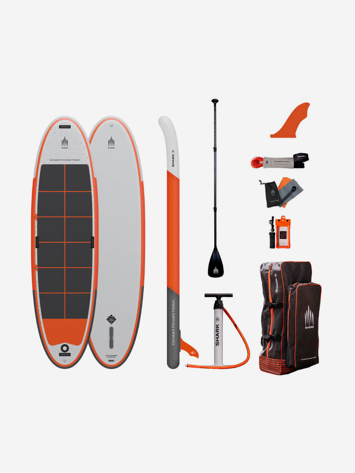 

Доска SUP надувная комплект Shark Yoga 10'x34", Белый