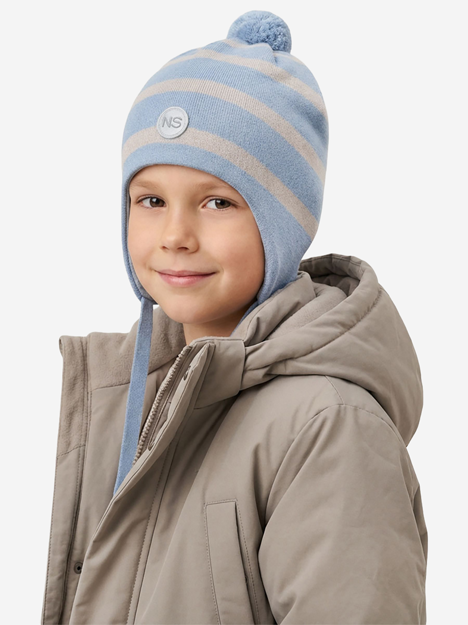 Изображение товара Шапка NIKASTYLE, Деним/беж