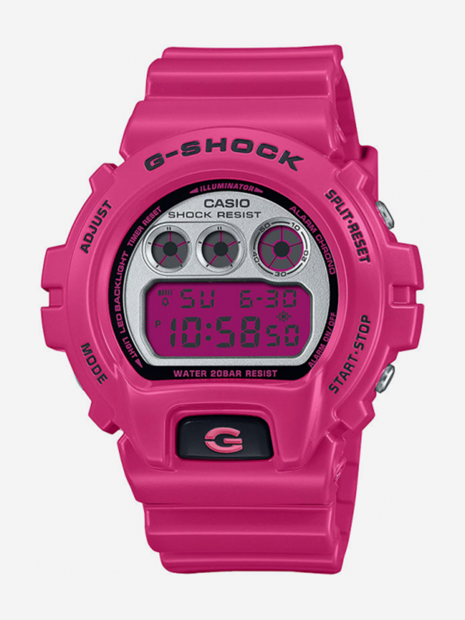 

Спортивные часы Casio DW-6900RCS-4E, Розовый