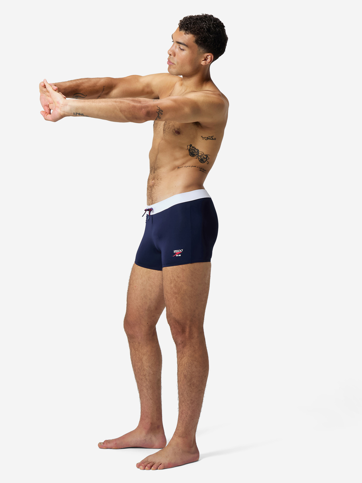 фото Плавки-шорты мужские speedo solid square, синий