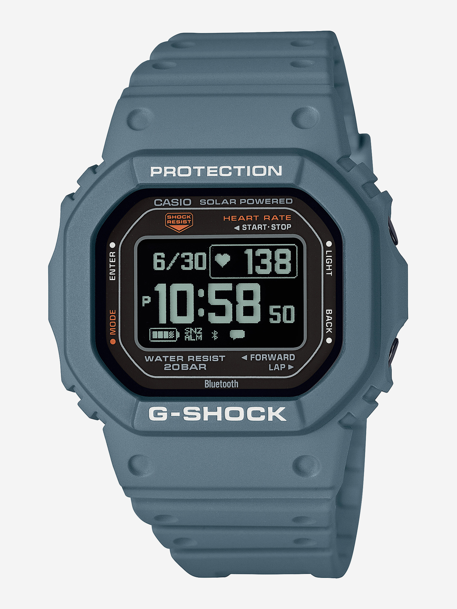 

Наручные часы Casio G-Shock DW-H5600-2E, Серебряный
