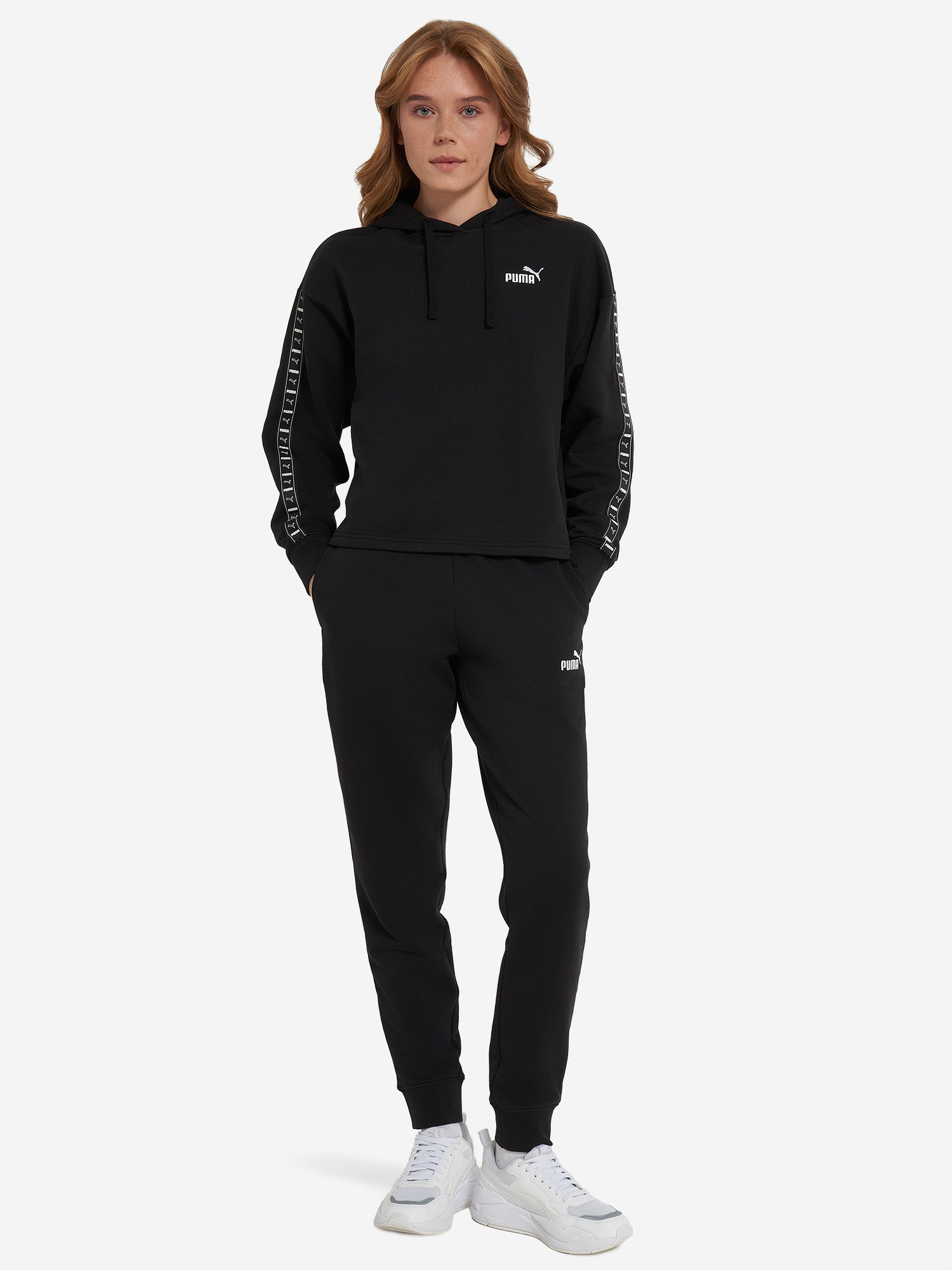 Худи женское PUMA Ess Tape Comfort, Черный 4
