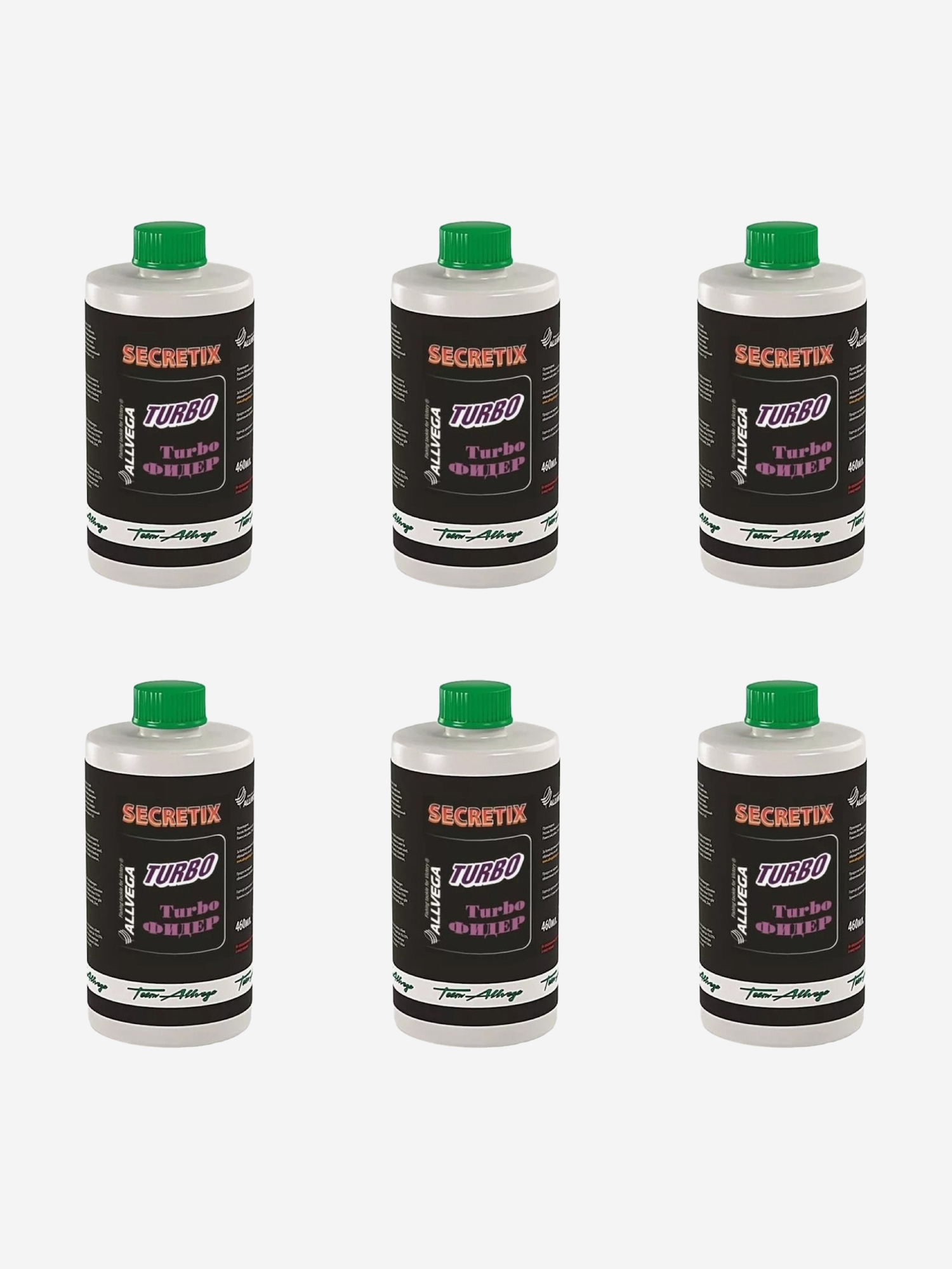 

Ароматизатор жидкий ALLVEGA "Secretix Turbo Feeder", турбо фидер, 6 бутылок по 460 мл., Коричневый