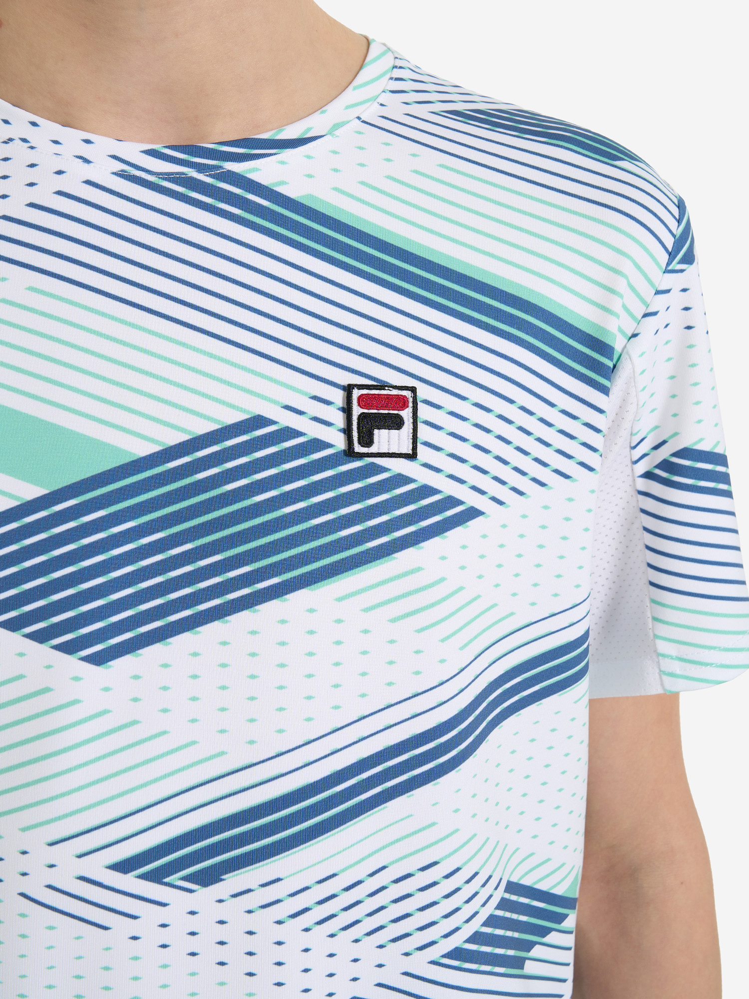 фото Футболка для мальчиков fila, голубой