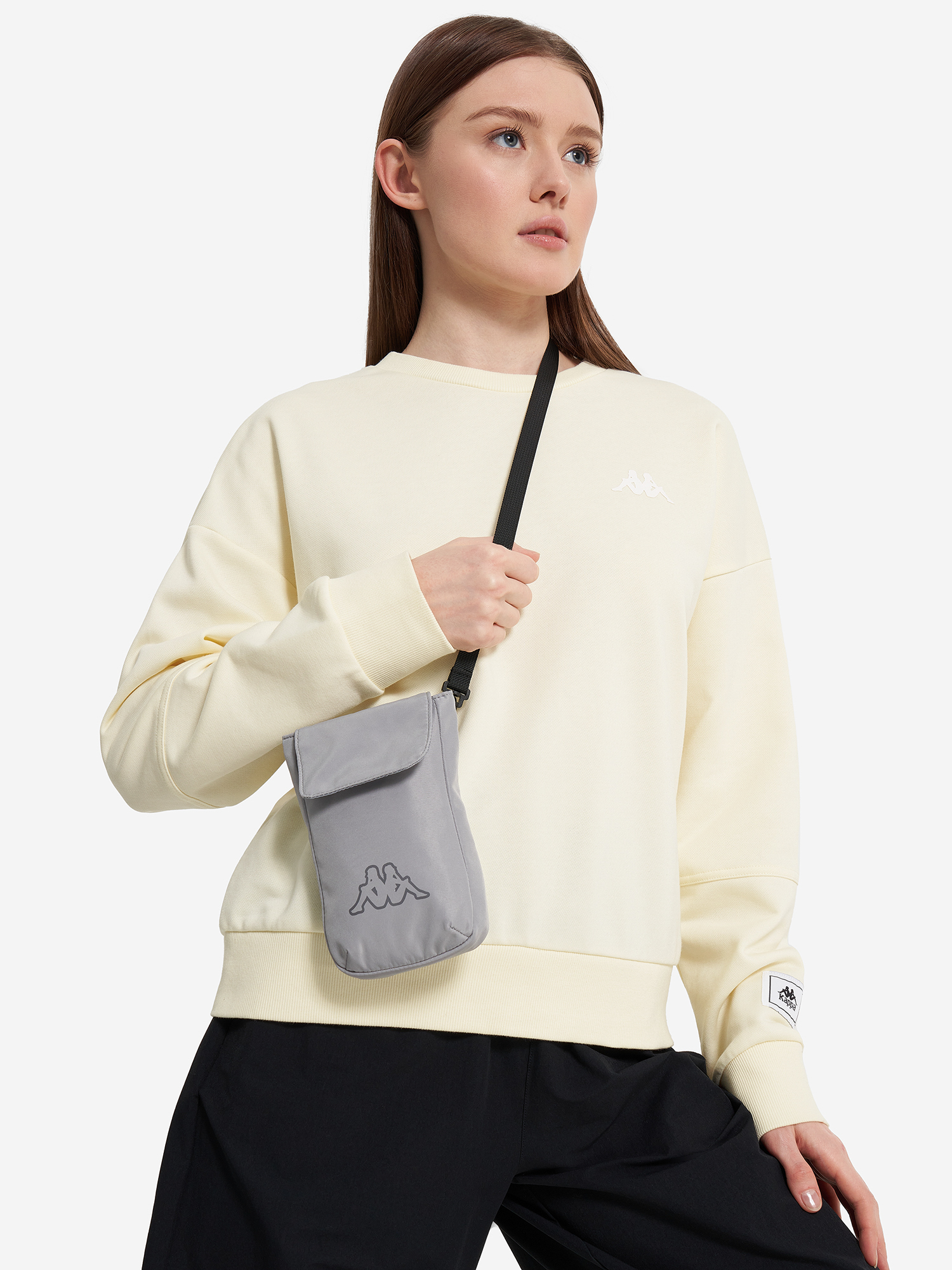 

Сумка через плечо женская Kappa, Серый