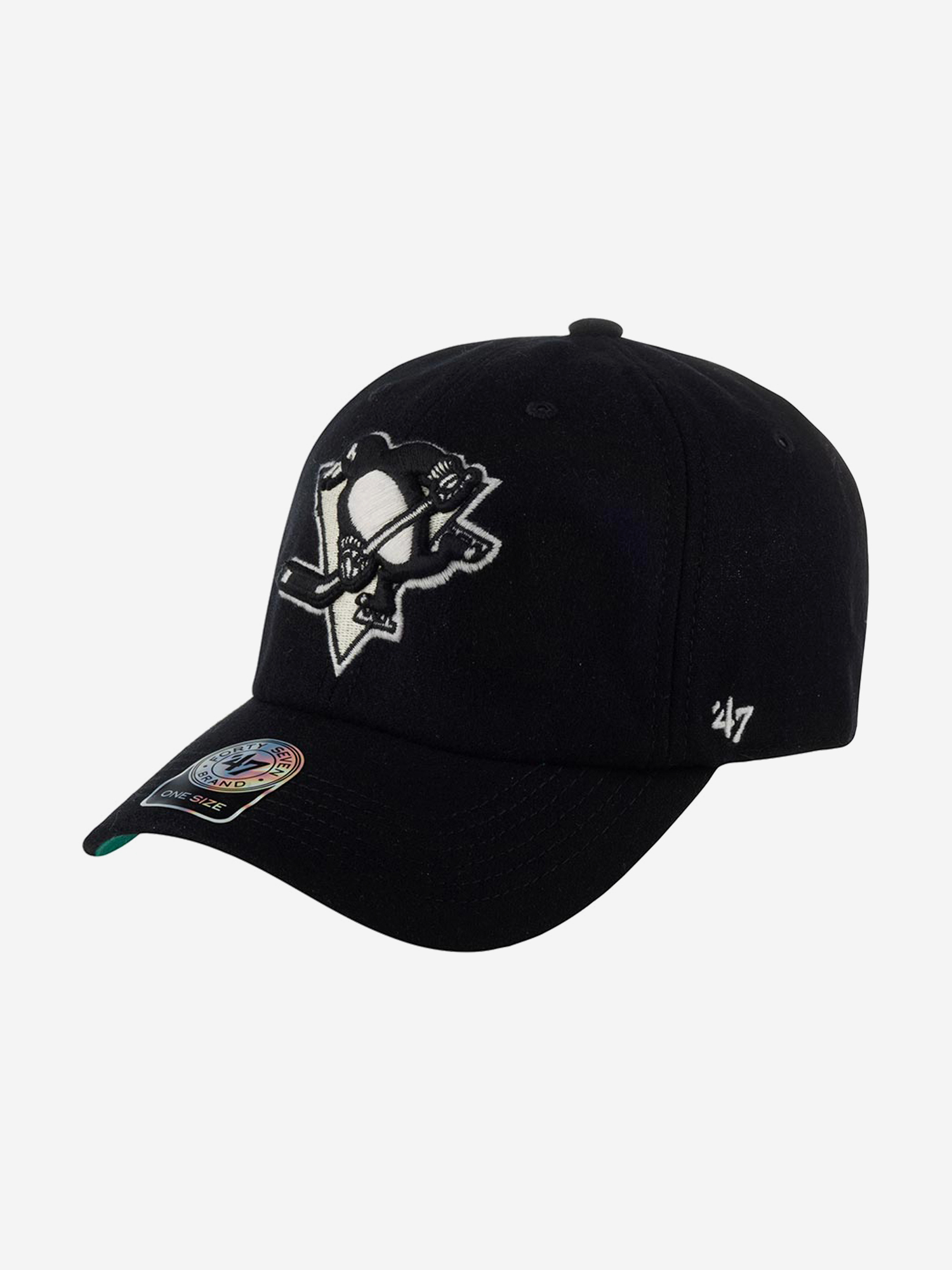 Бейсболка 47 BRAND H-BRKSB15WMS-BK Pittsburgh Penguins NHL (черный), Черный