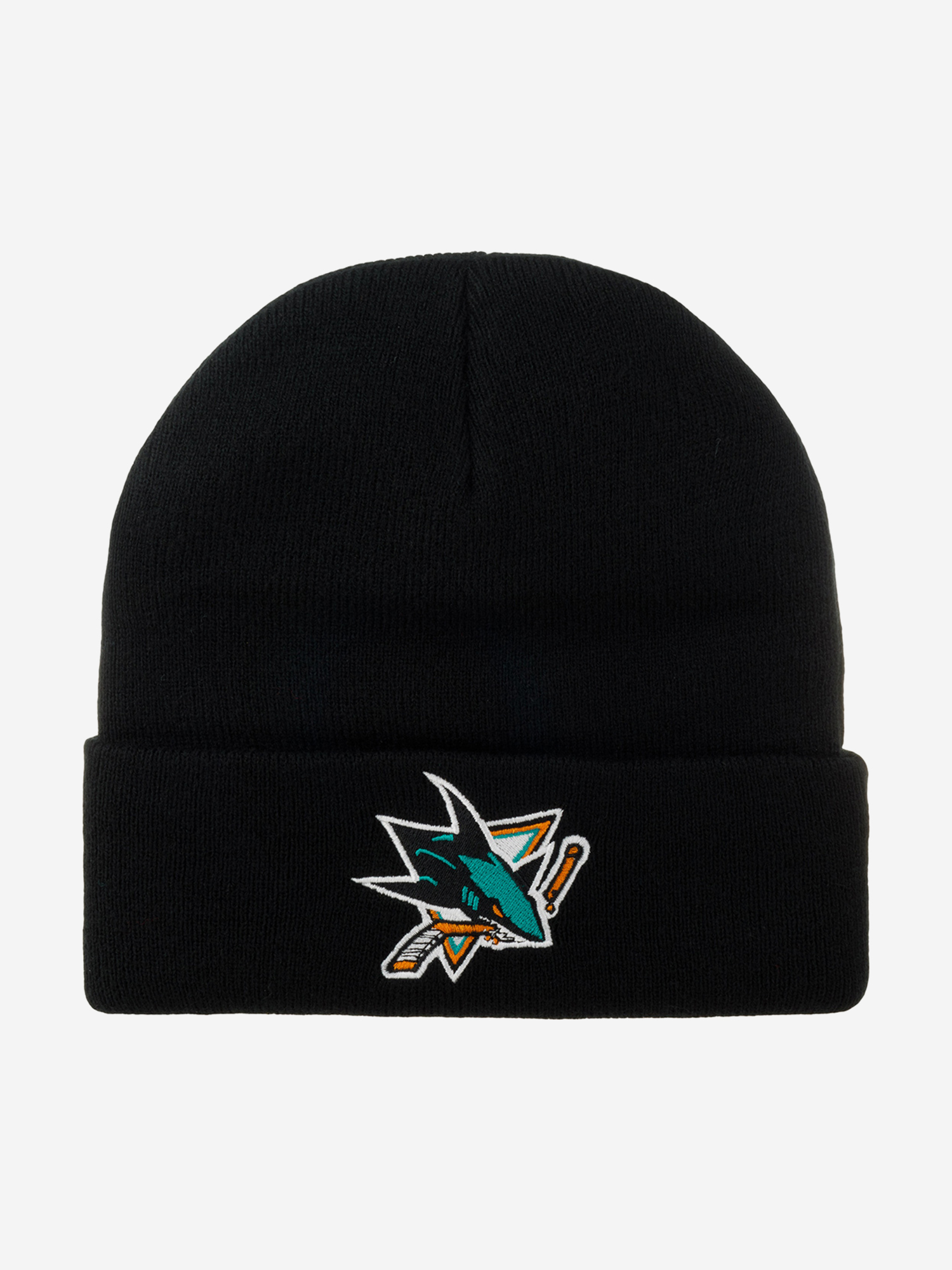 Изображение товара Шапка с отворотом MITCHELL NESS EU175-TEAMTALK-BLK San Jose Sharks NHL