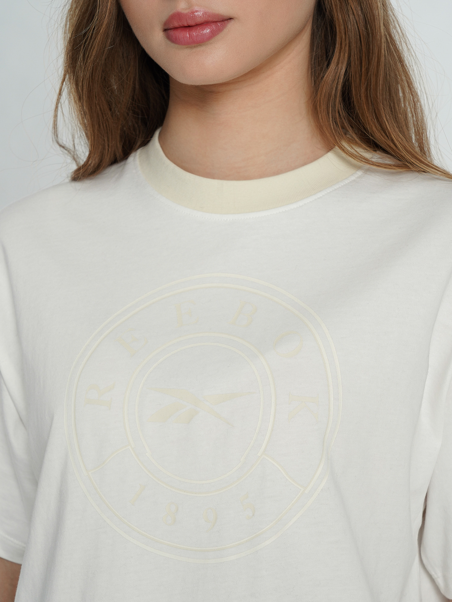 Футболка женская Reebok Lawn Club, Бежевый 5