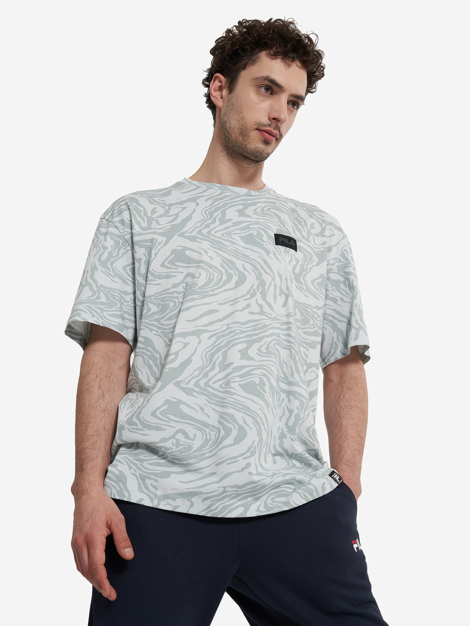 

Футболка мужская FILA, Серый