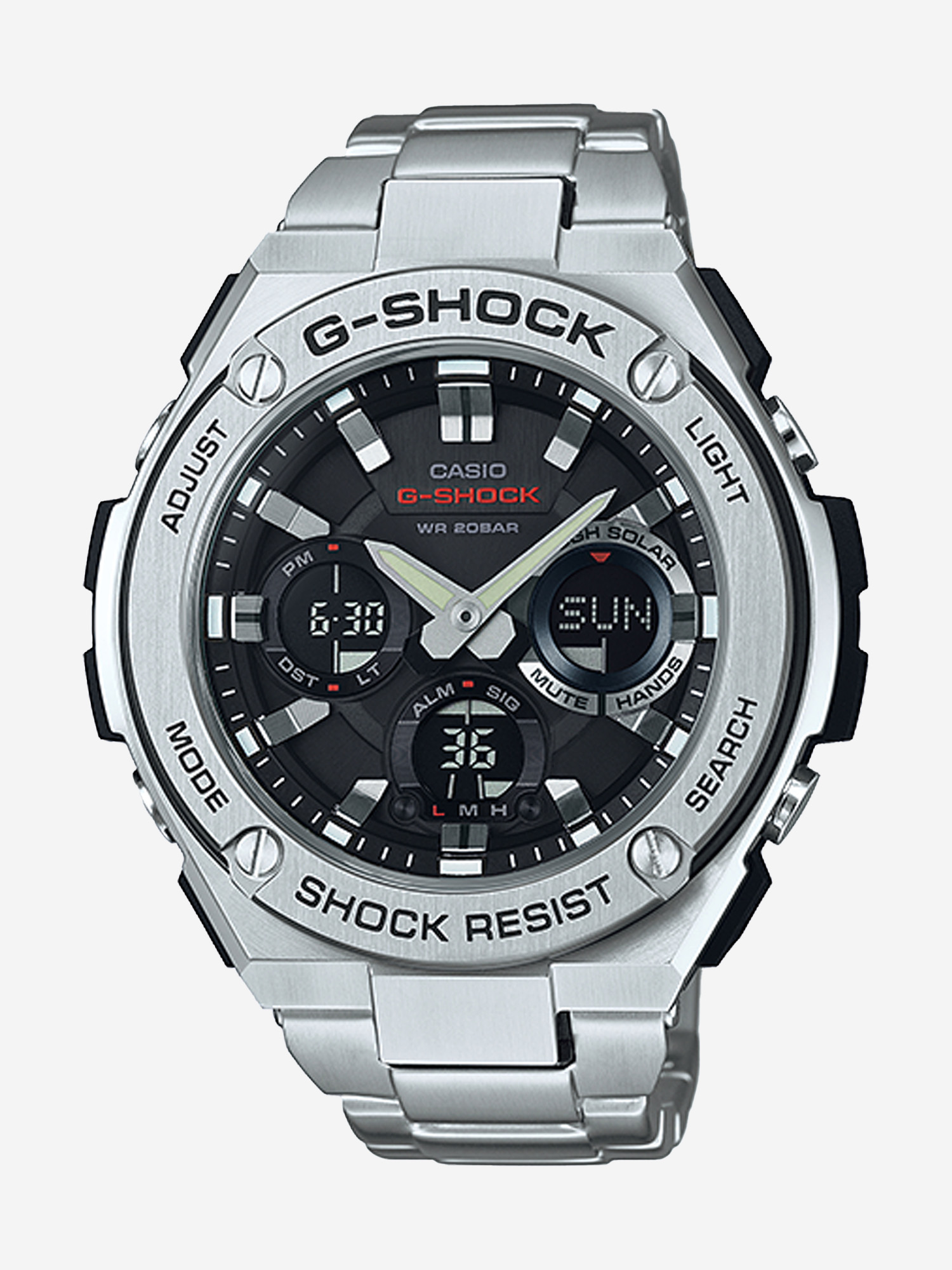 

Спортивные часы Casio GST-S110D-1A, Серебряный