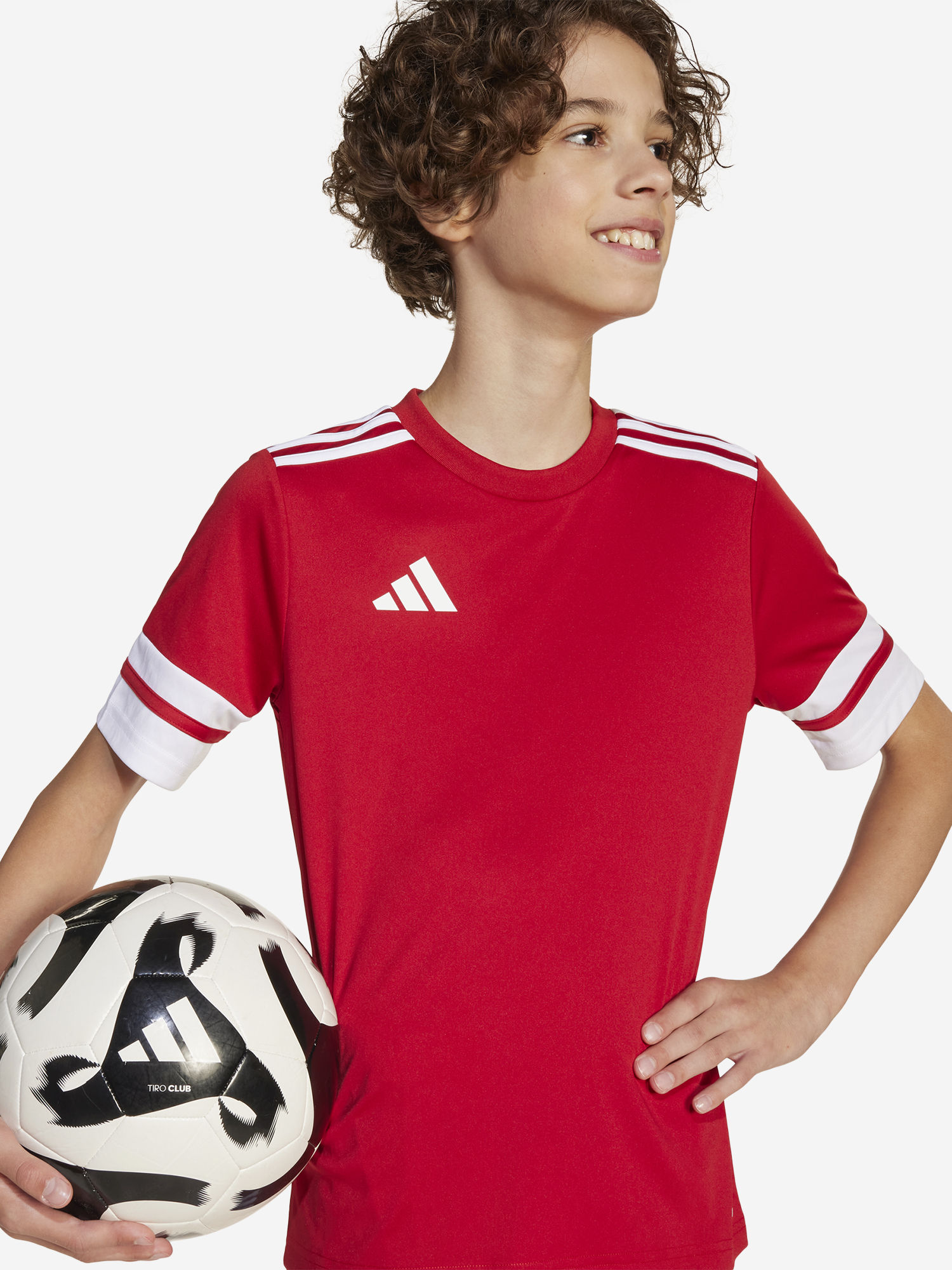 Изображение товара Футболка для мальчиков adidas Squa25 с круглым вырезом