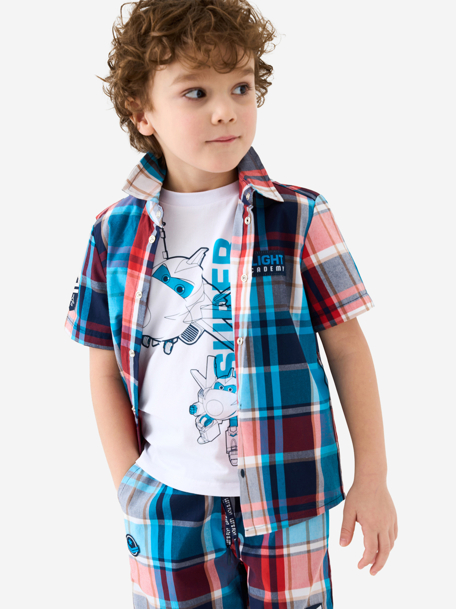 Изображение товара PlayToday Рубашка детская хлопок спортивного стиля