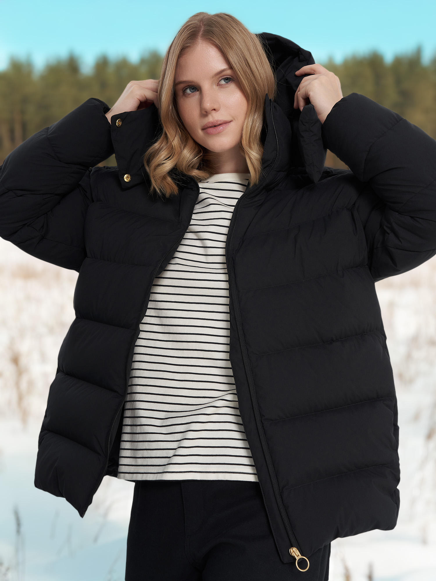 

Пуховик женский Cordillero, Черный