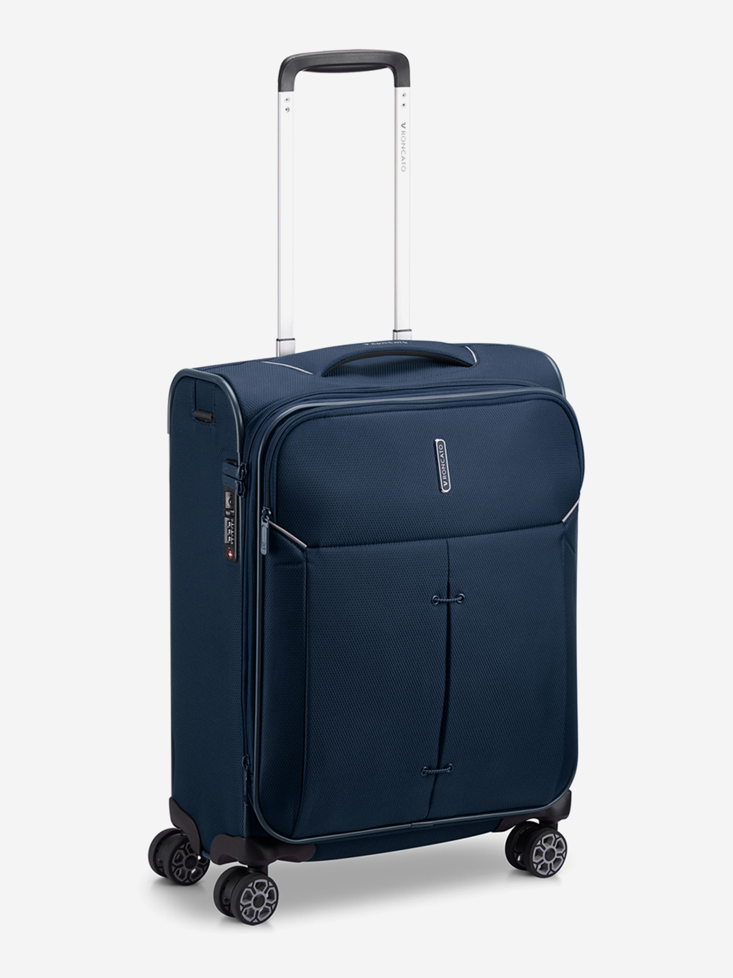 Изображение товара Чемодан Roncato Ironik 2.0 40л синего цвета для активного отдыха и путешествий