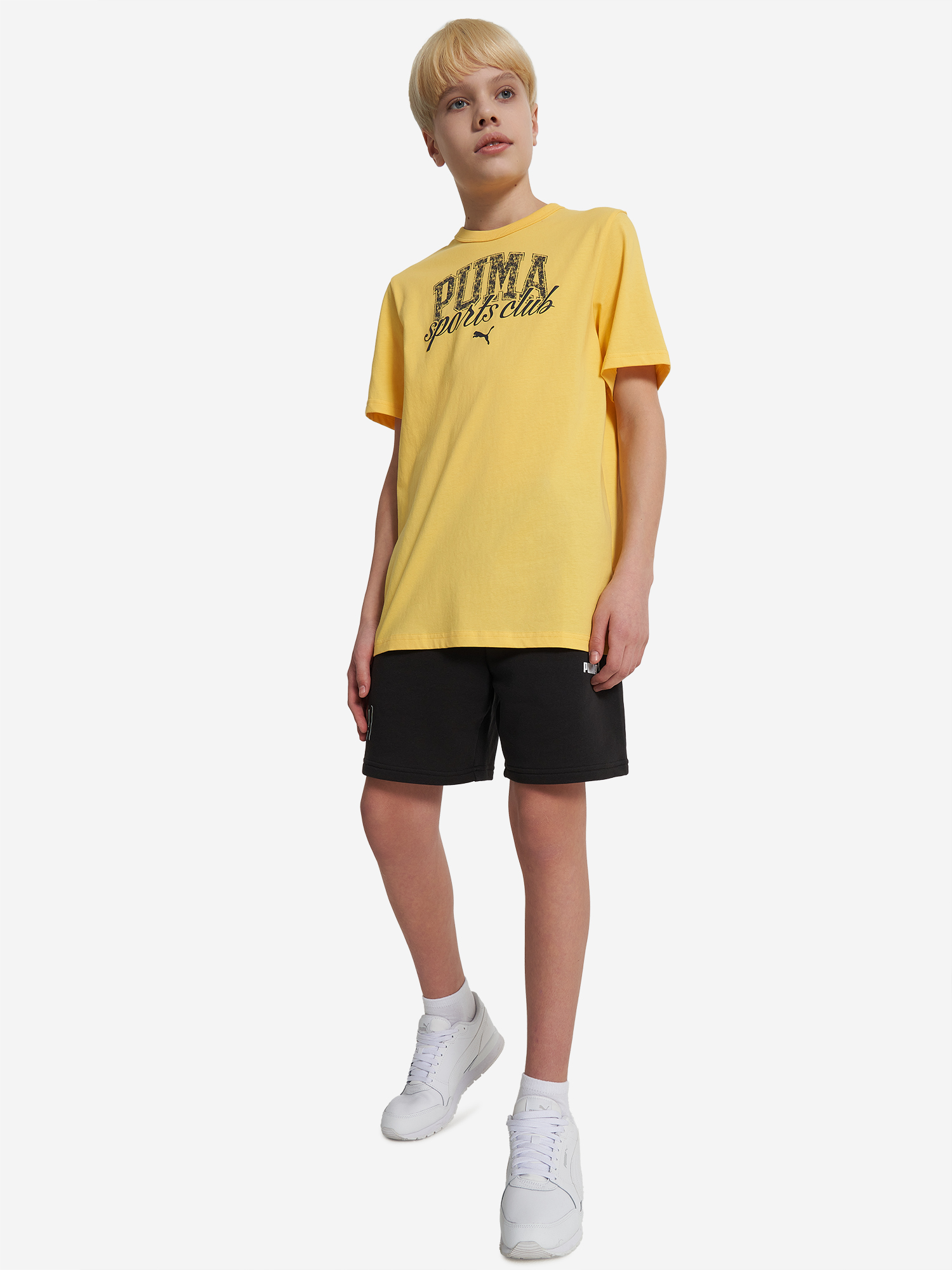 Футболка для мальчиков PUMA Classic Graphic, Желтый 4