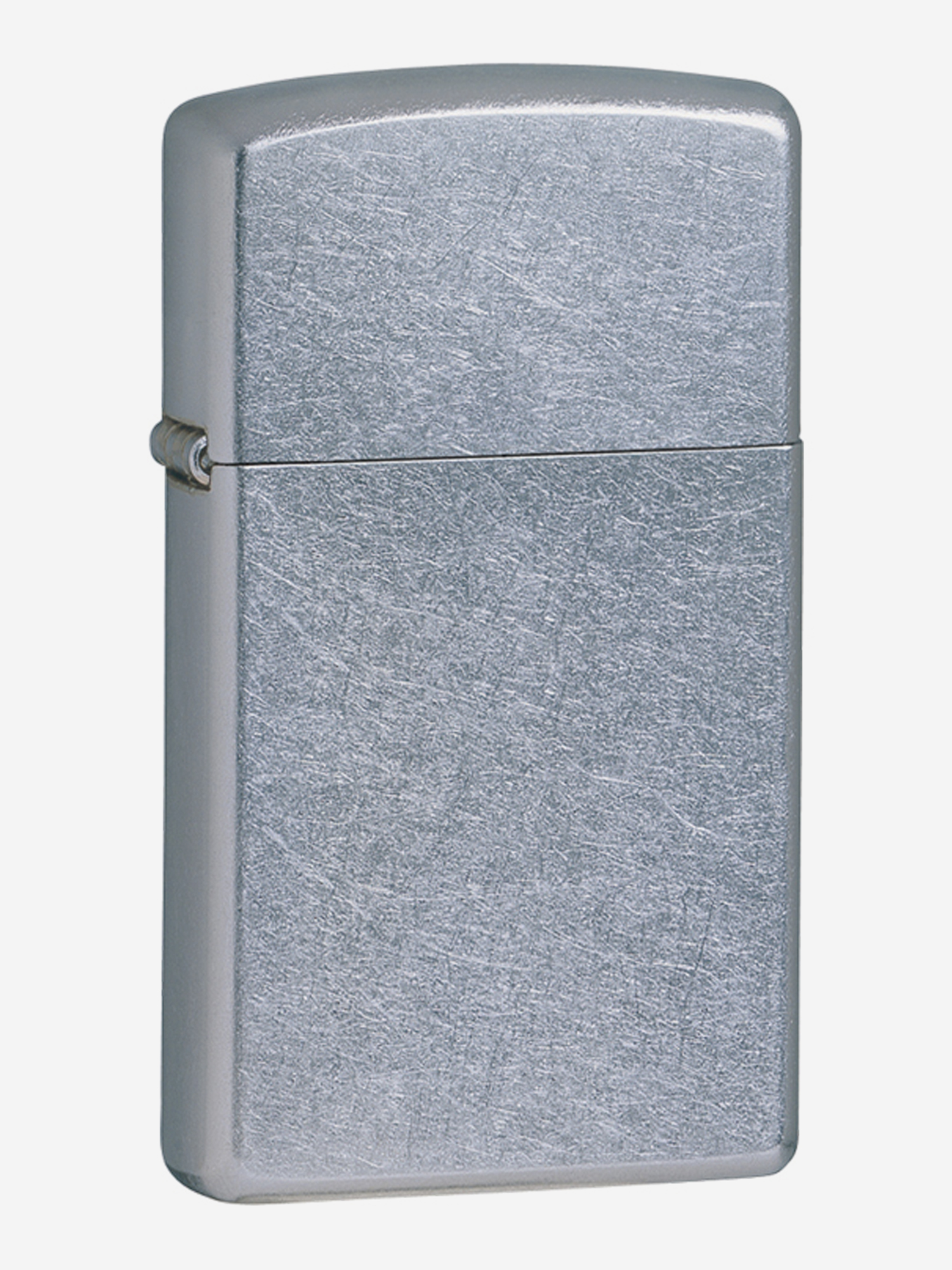 

Зажигалка Zippo 1607 Slim Street Chrome, серебристая матовая, Серебряный
