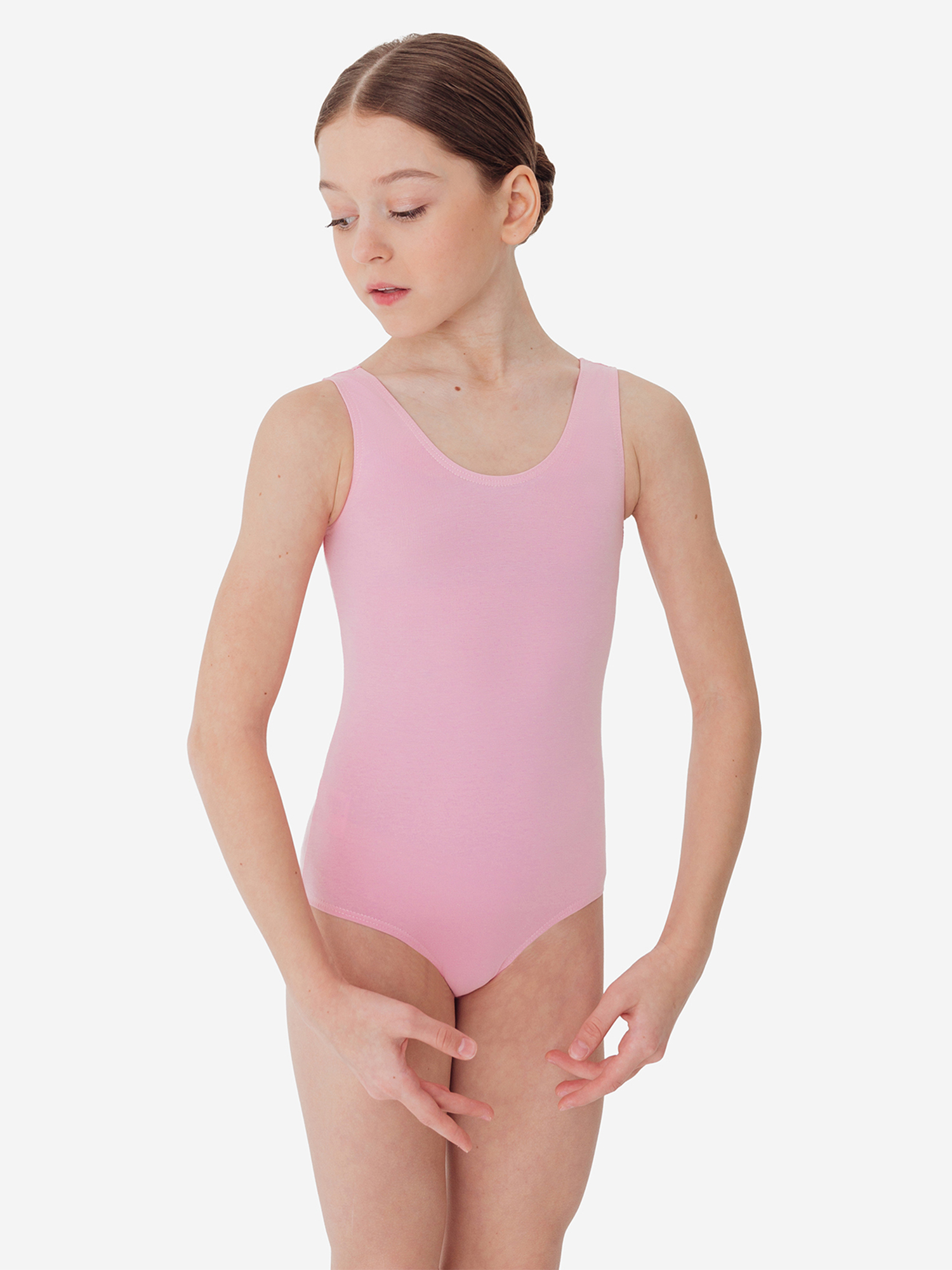 Изображение товара Купальник гимнастический Belkina без юбки для девочек, розовый