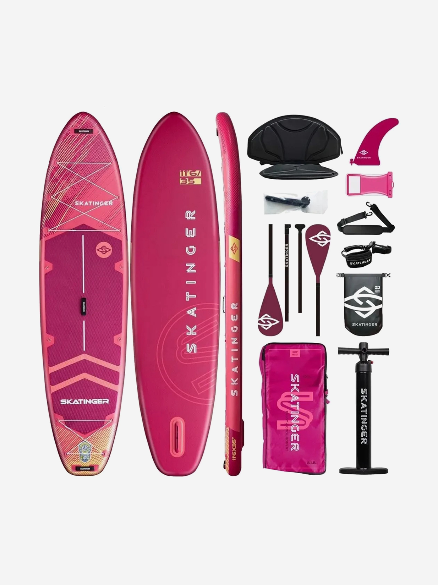 Изображение товара Sапборд Skatinger Prana Magma Red Pro