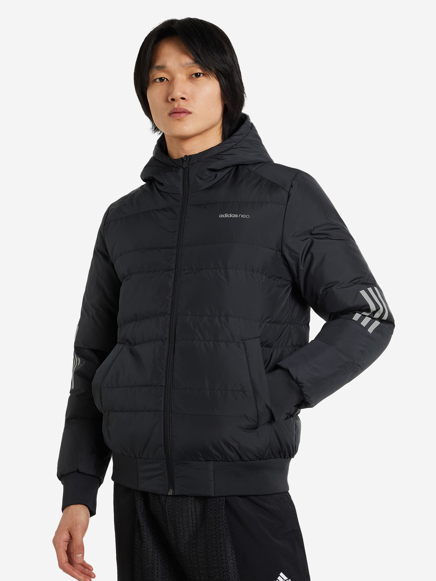 

Пуховик мужской adidas, Черный
