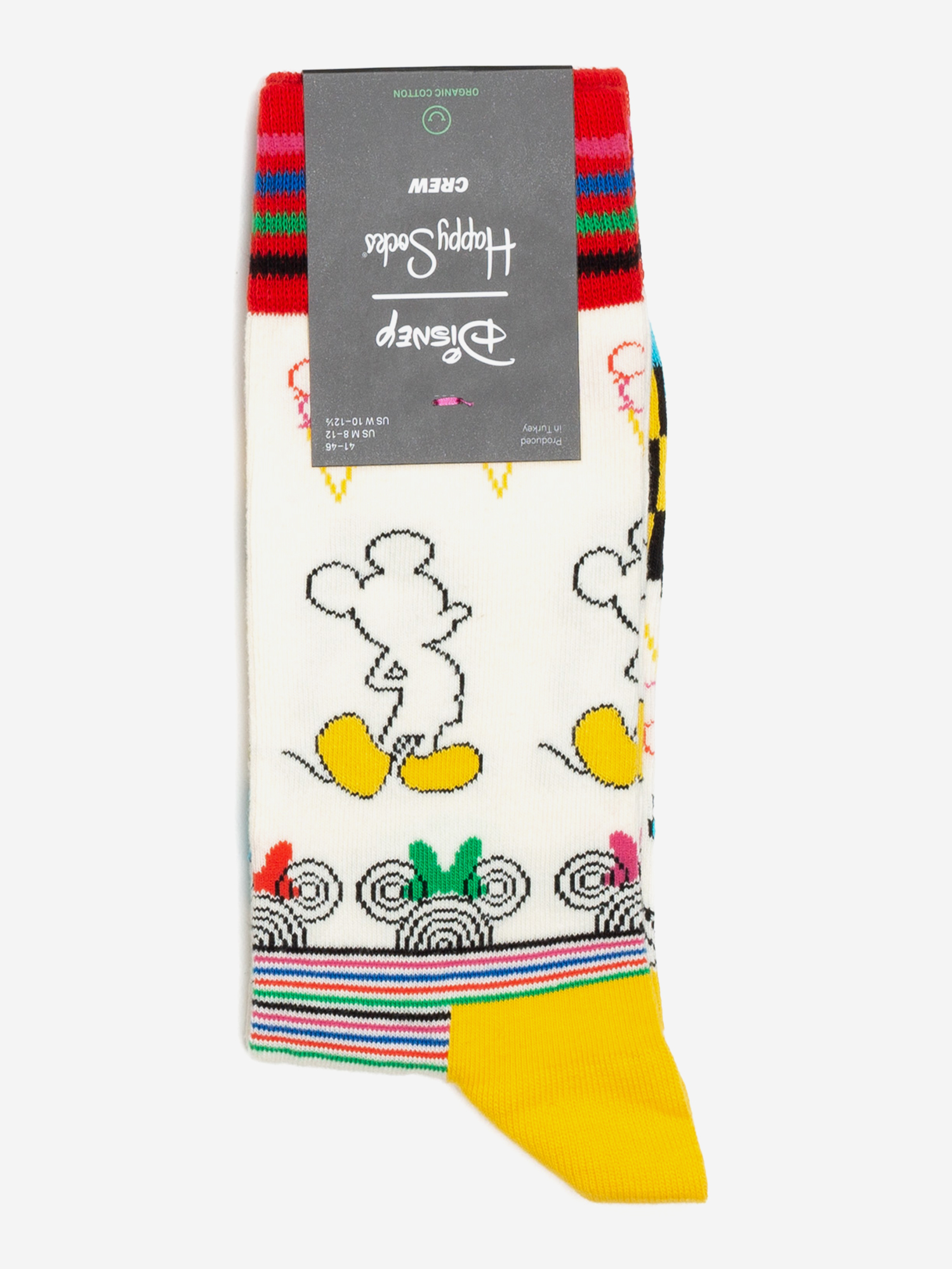 

Носки с рисунками Happy Socks x Disney, Skecthes, Белый