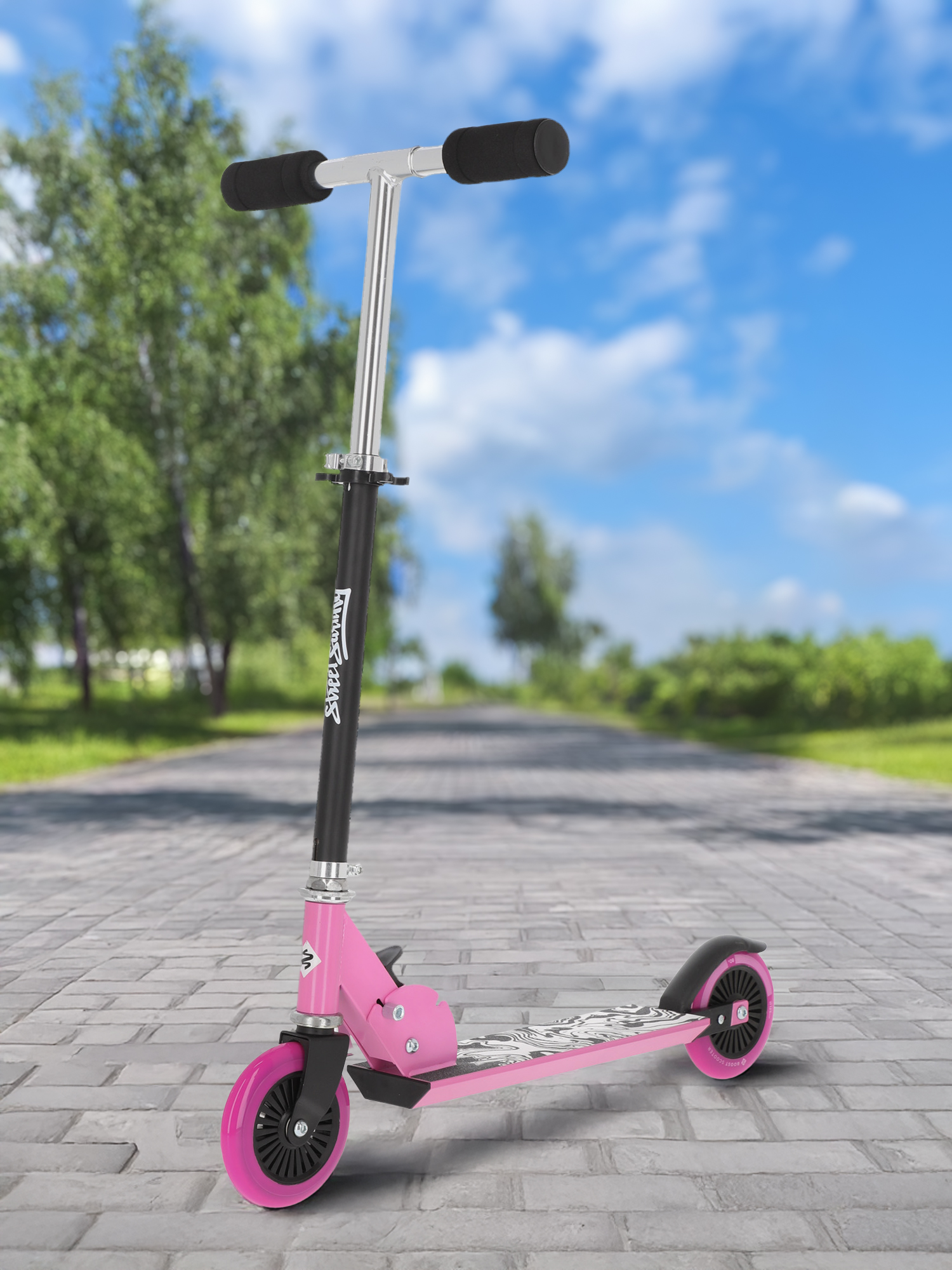 

Самокат детский Street Surfing Fizz Boost, 125 мм, Розовый