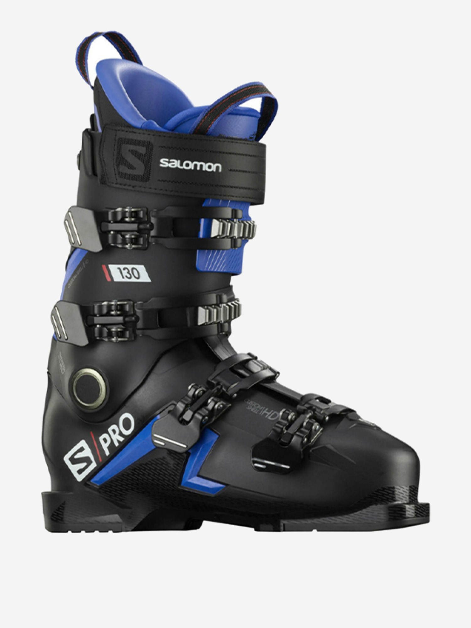 

Горнолыжные ботинки Salomon S/Pro 130 Black/Race Blue 20/21, Черный