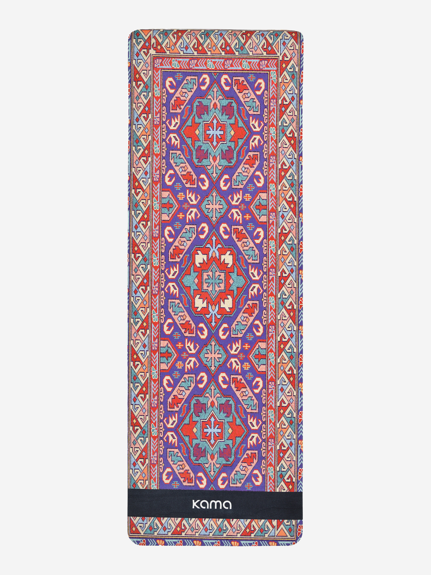 

Коврик для йоги и фитнеса Kama, TPE, микрофибра, Фиолетовый